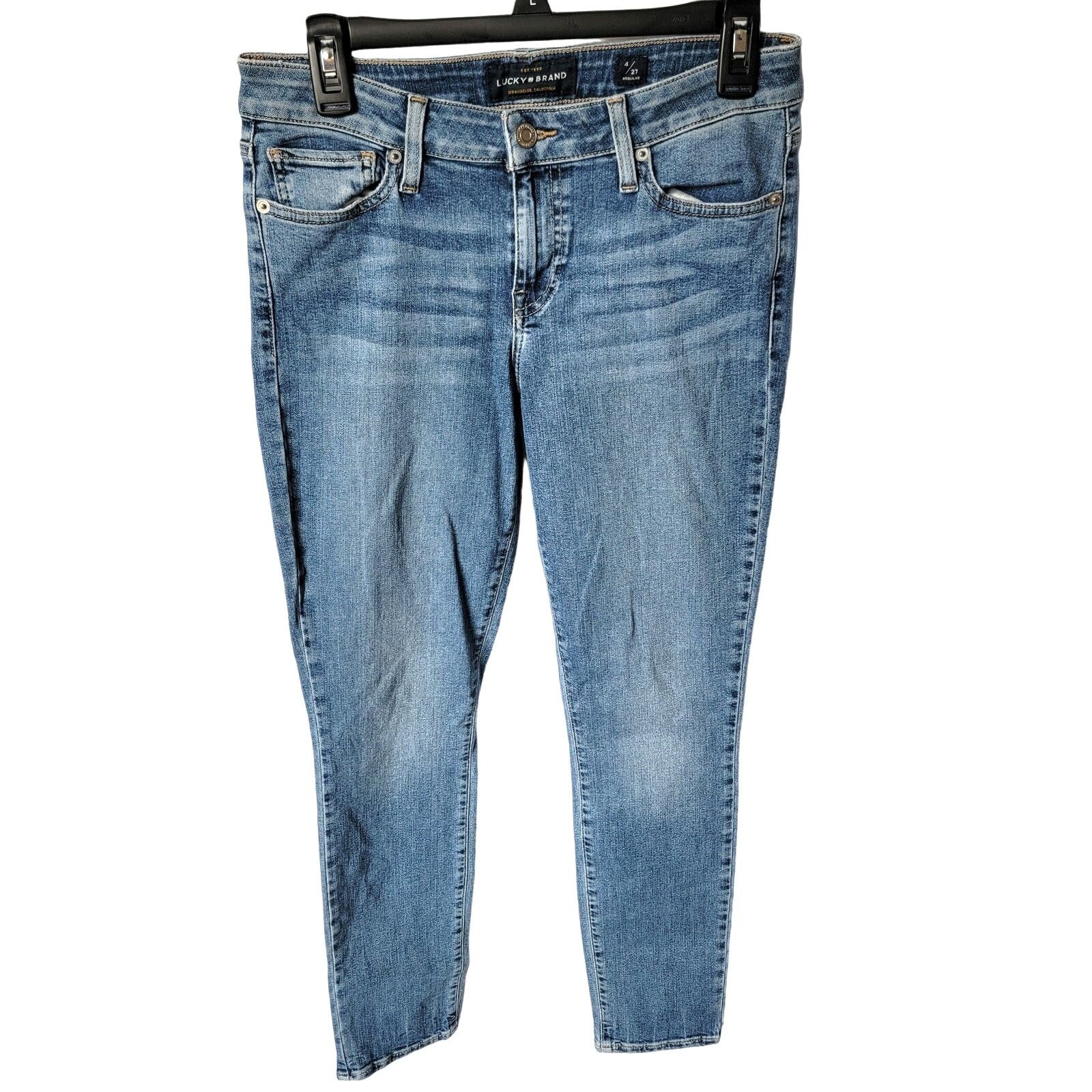 Lucky Brand Lucky Brand Low Rise Skinny Jeans Size 4 Size 27" / US 4 / IT 40 - 1 Thumbnail