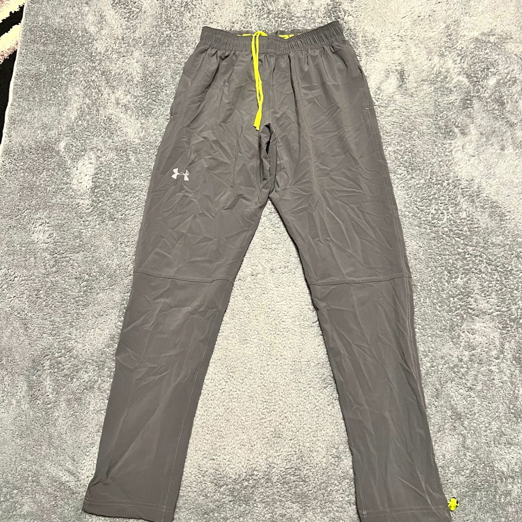 Under Armour Under Armour Pants Mens Medium Storm Vent Running Training Gray Lightweight Jogger Regular Mens Size US 31 - 2 Thumbnail