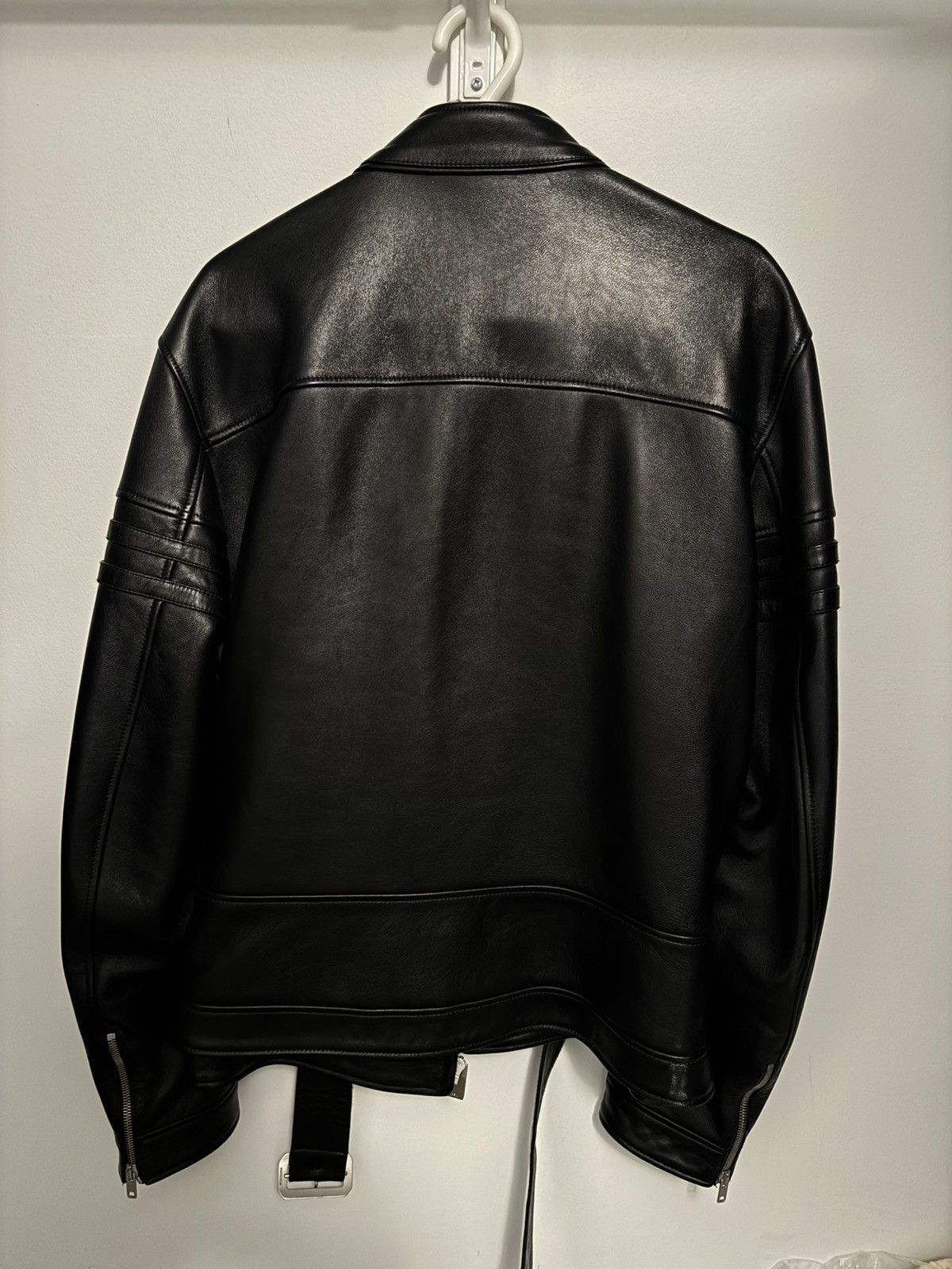 1017 ALYX 9SM × Blackmeans Alyx x Blackmeans leather motto jacket Size US XXL / EU 58 / 5 - 3 Thumbnail