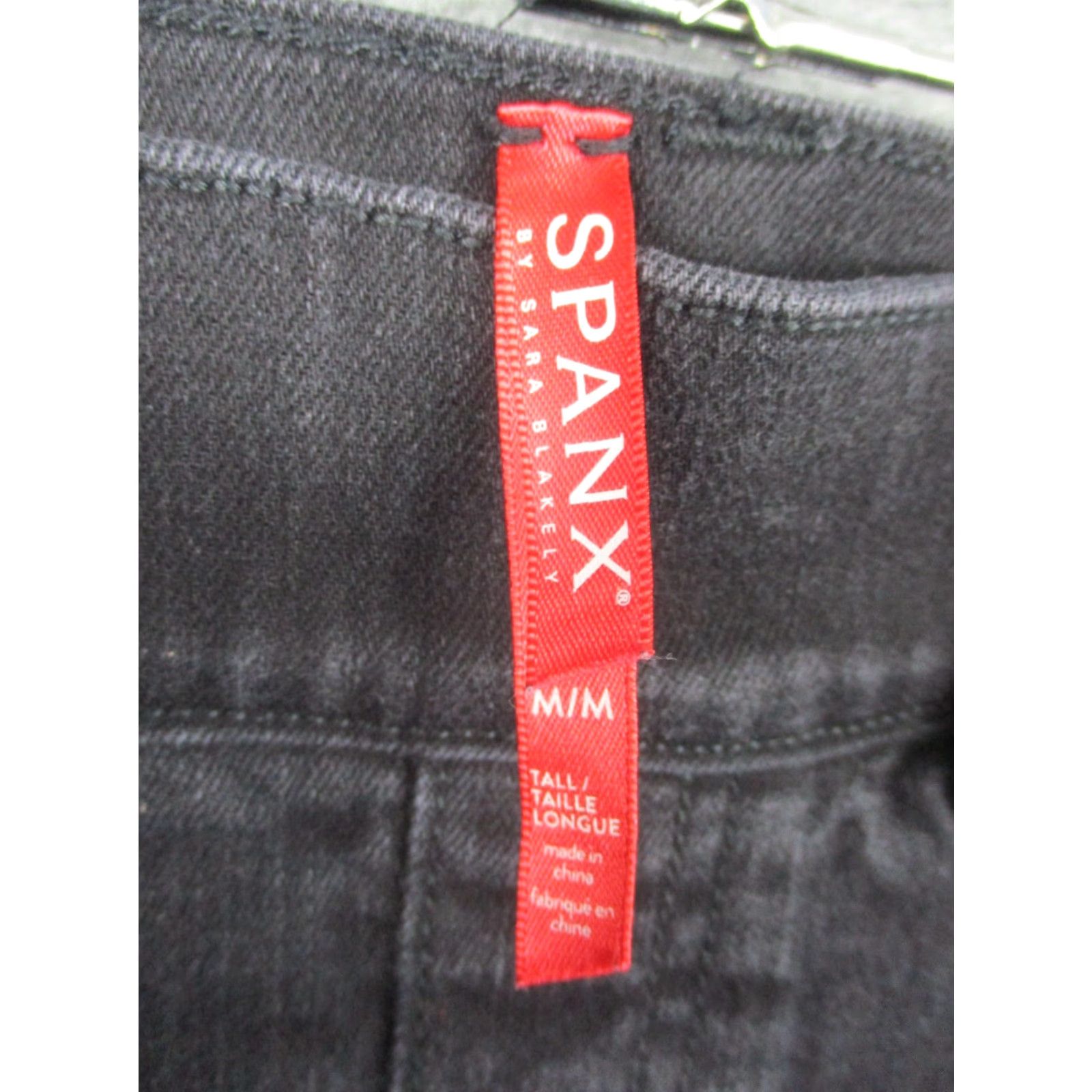 Spanx Spanx Jeans Ankle Leggings Women Medium Black Pull On Stretch Shaping Size 32" / US 10 / IT 46 - 3 Thumbnail