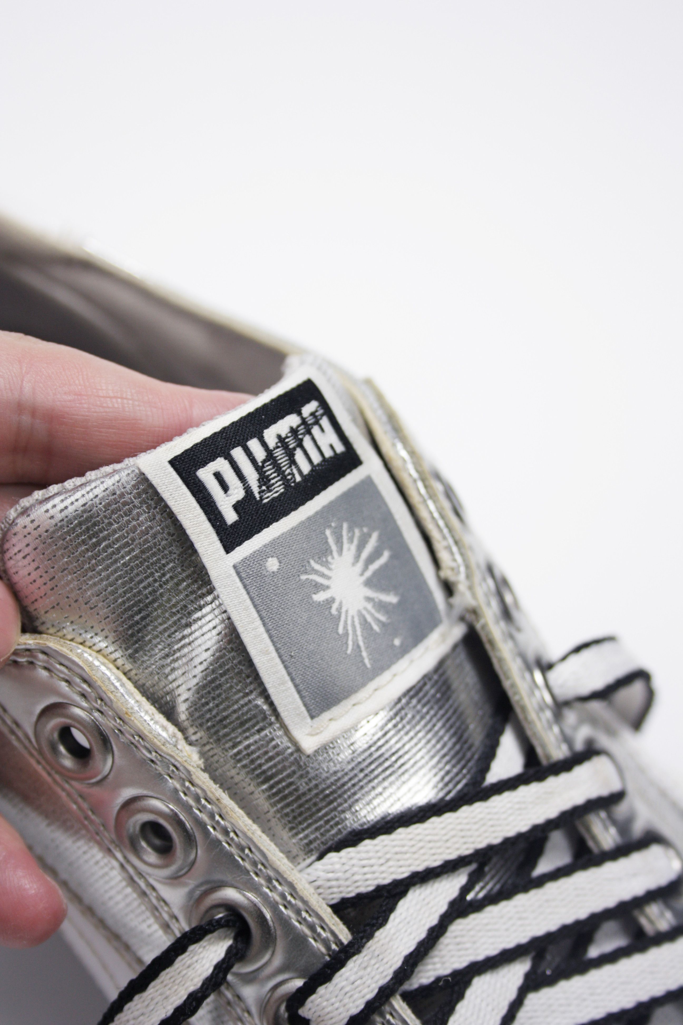 Maison MIHARA YASUHIRO Puma x Mihara Yasuhiro MY-41 Metallic Silver Y2K Trainers Size US 9 / IT 39 - 9 Thumbnail