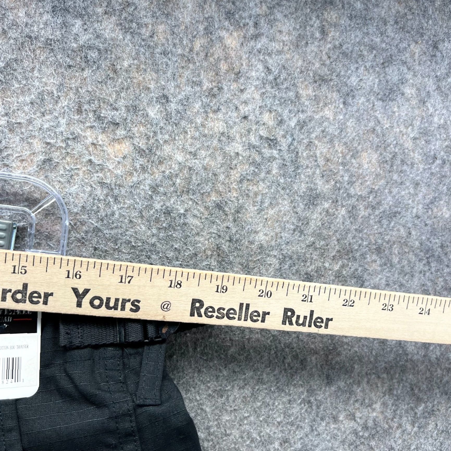 Vintage Tact Squad Pants Men Cargo Police Combat Ripstop Polyester Black NEW Size US 31 - 7 Thumbnail