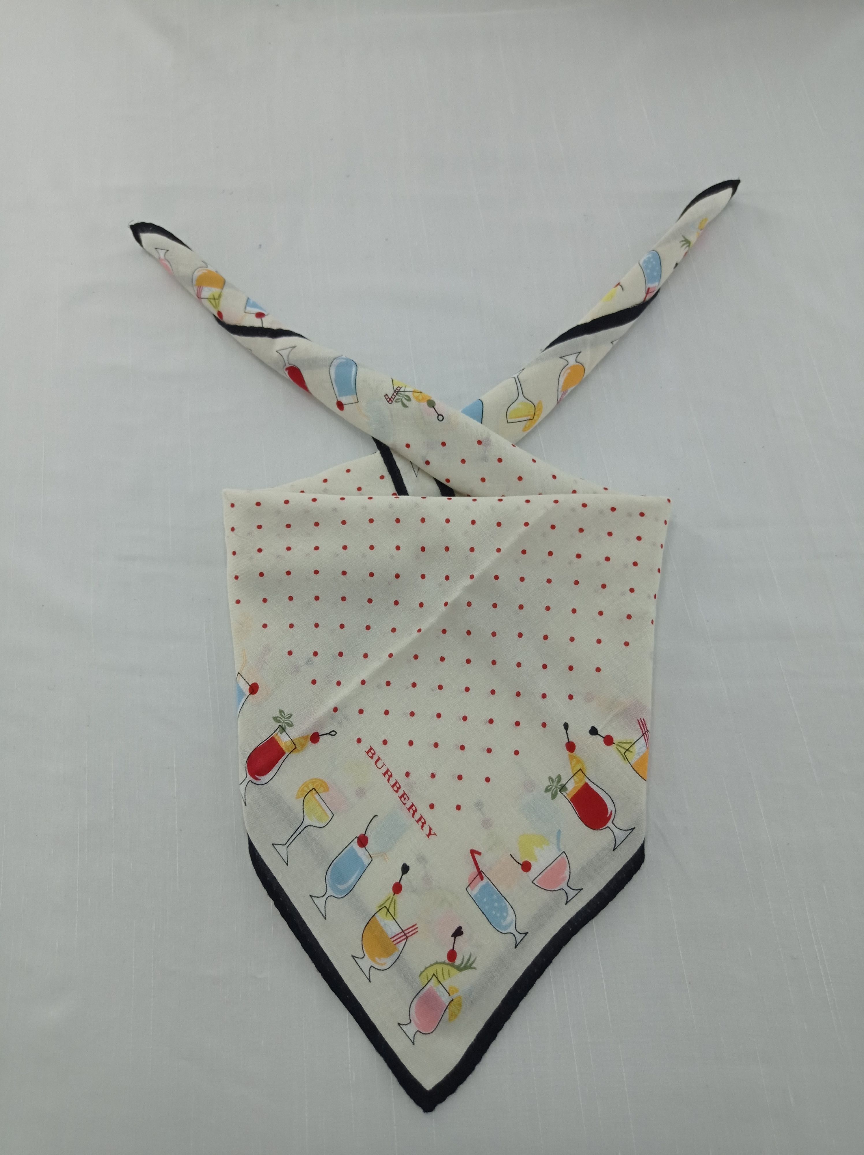 Burberry × Vintage Burberry Handkerchief / Neckwear / Bandana Size ONE SIZE - 1 Thumbnail