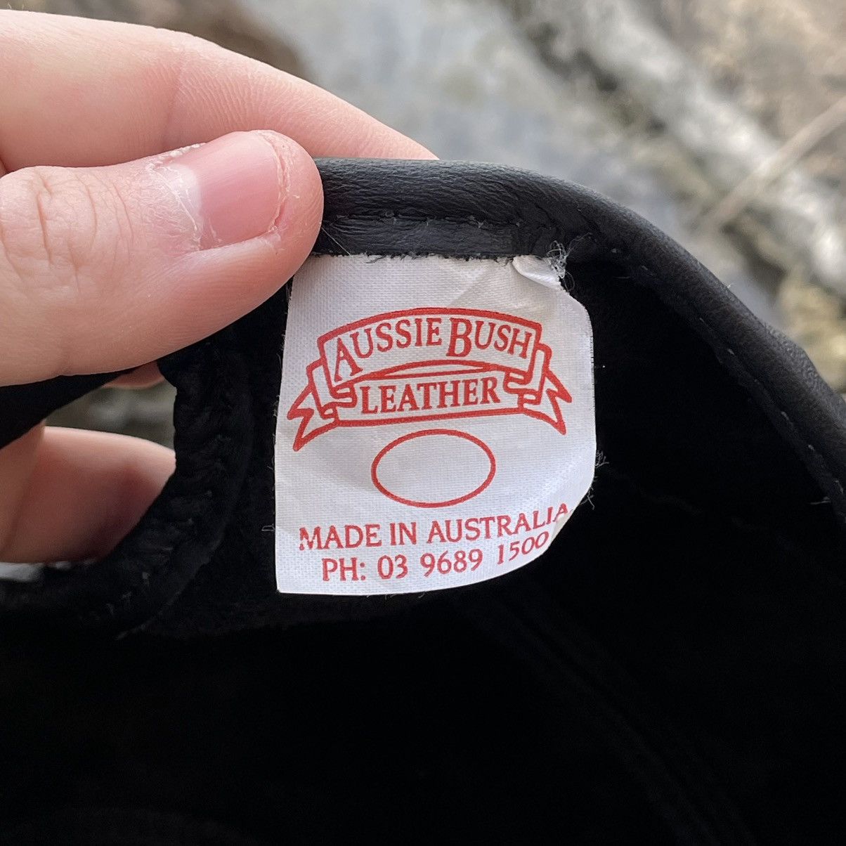 Vintage Vintage Five Panel Cap Leather Aussie Bush Y2K 90s USA Size ONE SIZE - 7 Thumbnail