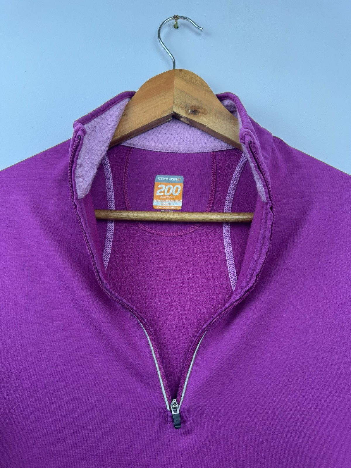 Icebreaker Icebreaker Women Thermal Half Zip Sweater Pink Size L Size L / US 10 / IT 46 - 9 Thumbnail