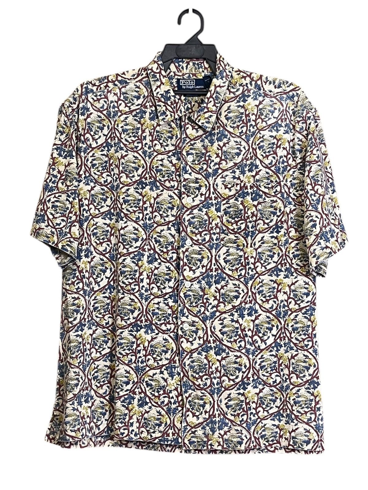 Polo Ralph Lauren VINTAGE POLO RALPH LAUREN BIRD PRINTED BUTTON UPS SHIRT Size US XL / EU 56 / 4 - 1 Thumbnail
