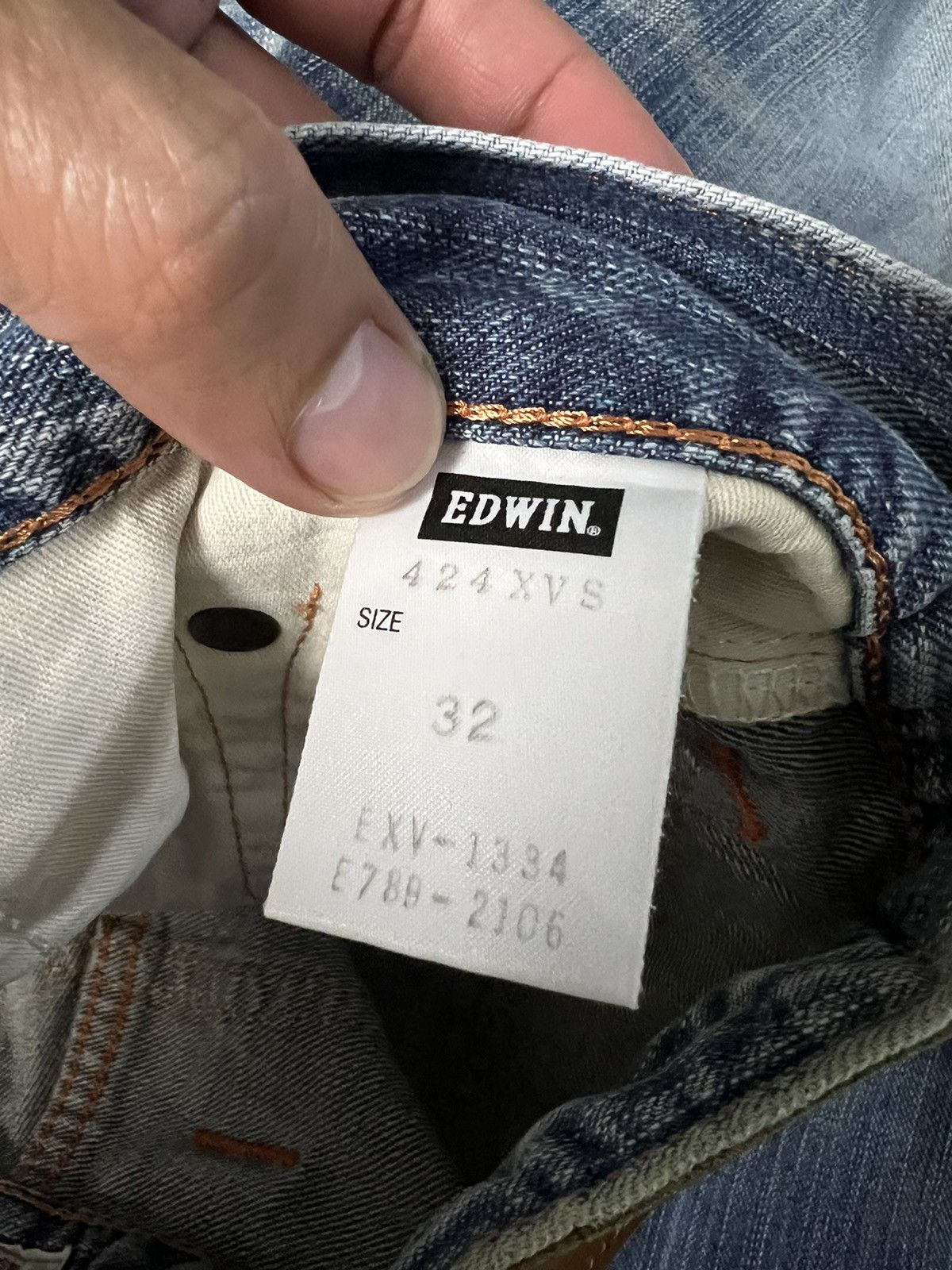 Edwin × If Six Was Nine × Japanese Brand EDWIN EXCLUSIVE VINTAGE XV JEANS RARE Size US 32 / EU 48 - 16 Thumbnail