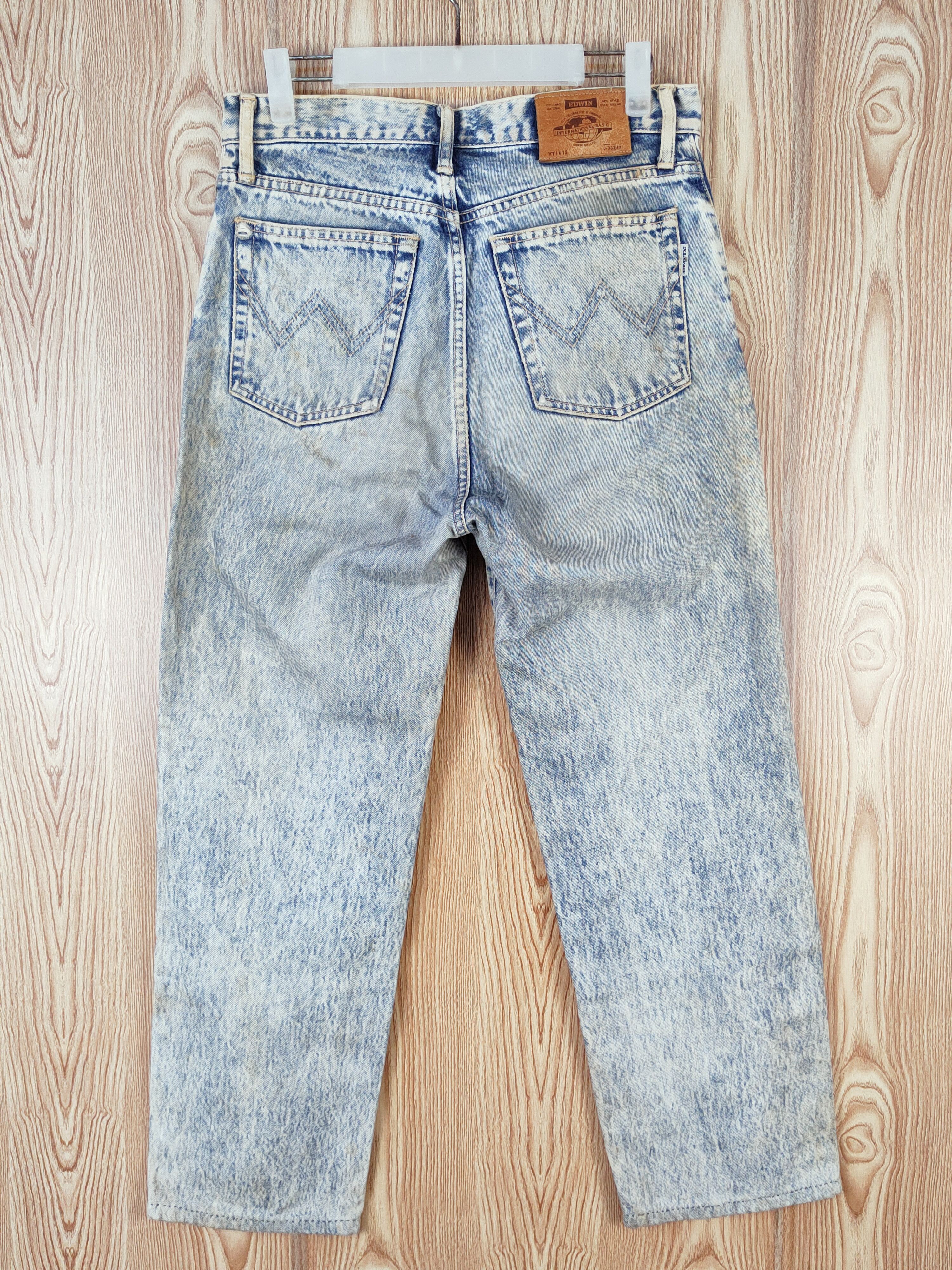 Edwin Edwin Dark Blue Distressed Ripped Jeans #W506 Size US 31 - 7 Thumbnail