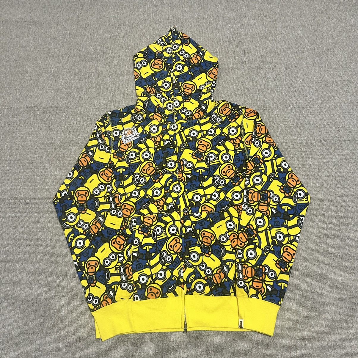 Bape Bape x Minion Full Zip Hoodie Size US L / EU 52-54 / 3 - 4 Thumbnail