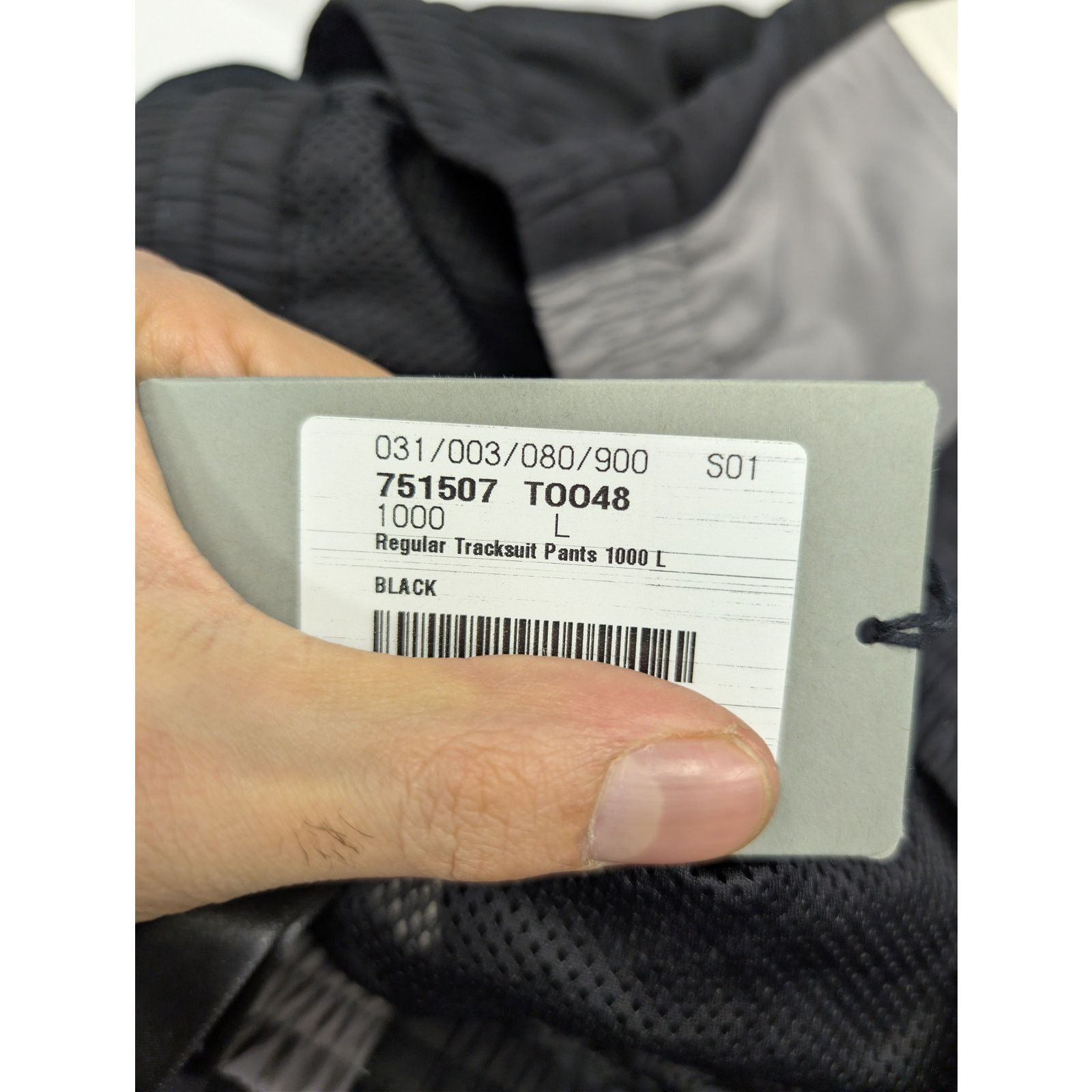 Balenciaga o1rshd1 Q:2 / Regular Tracksuit Pants in Black Size US 34 / EU 50 - 23 Thumbnail
