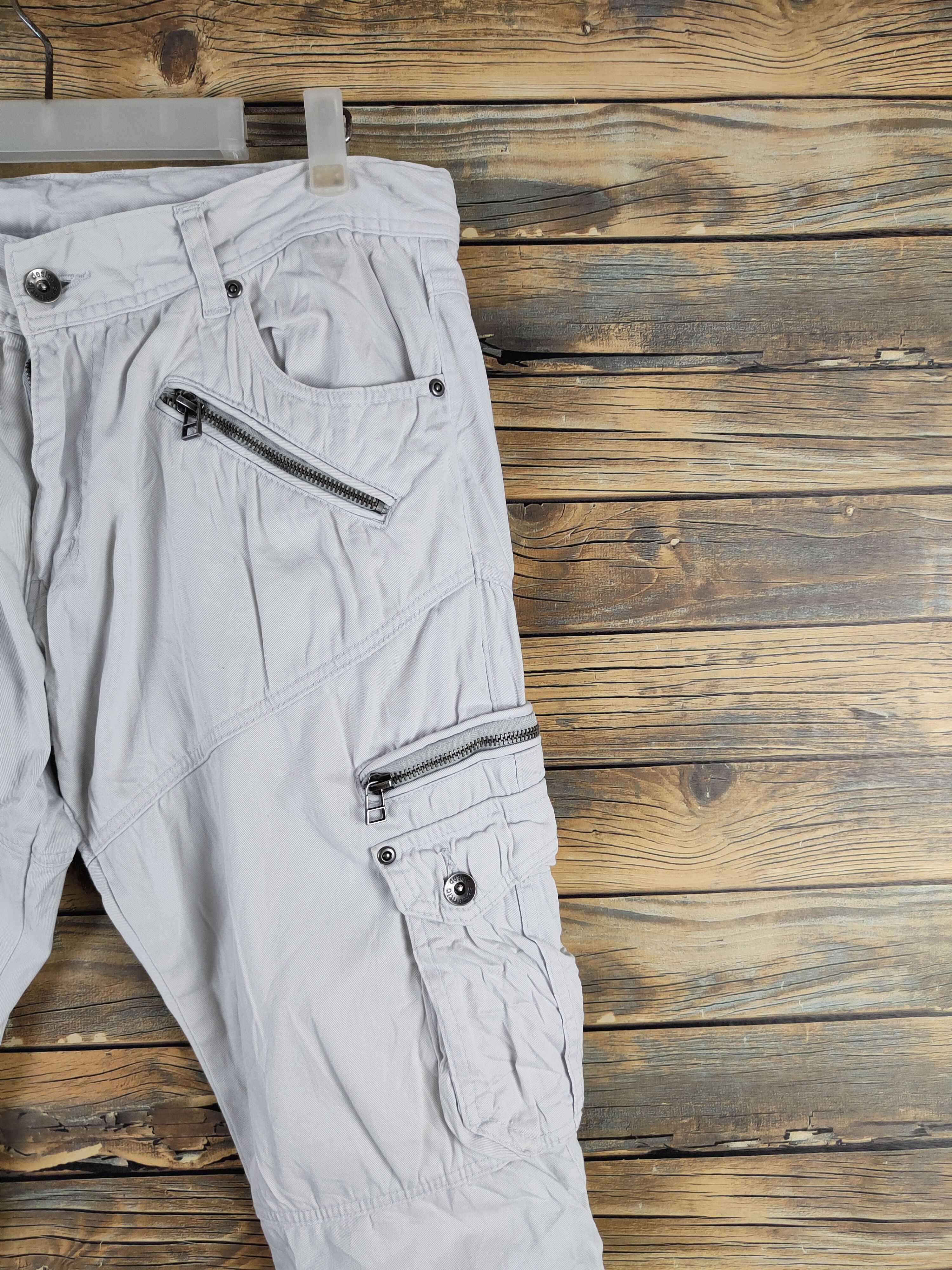 semanticdesign Semantic Design White Multipocket Cargo Pants #W2201 Size US 32 / EU 48 - 5 Thumbnail