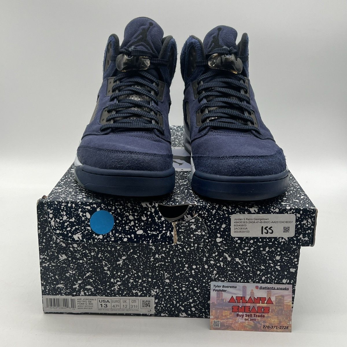 Jordan Brand Air Jordan 5 midnight navy Size US 13 / EU 46 - 2 Thumbnail