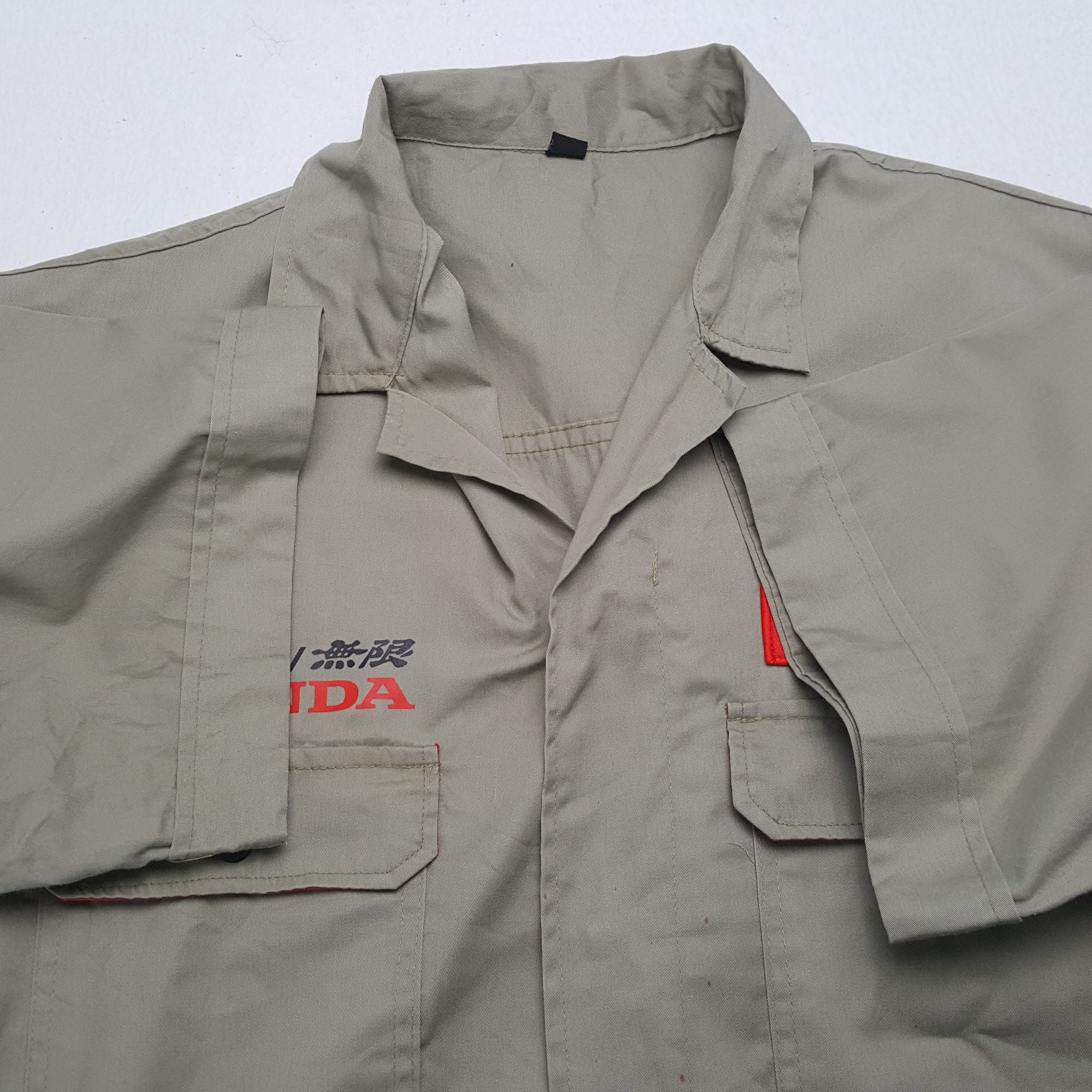 Honda × Japanese Brand × Vintage Vintage BRIDGESTONE MUGEN HONDA Japan Racing Coverall Jacket Size US L / EU 52-54 / 3 - 13 Thumbnail