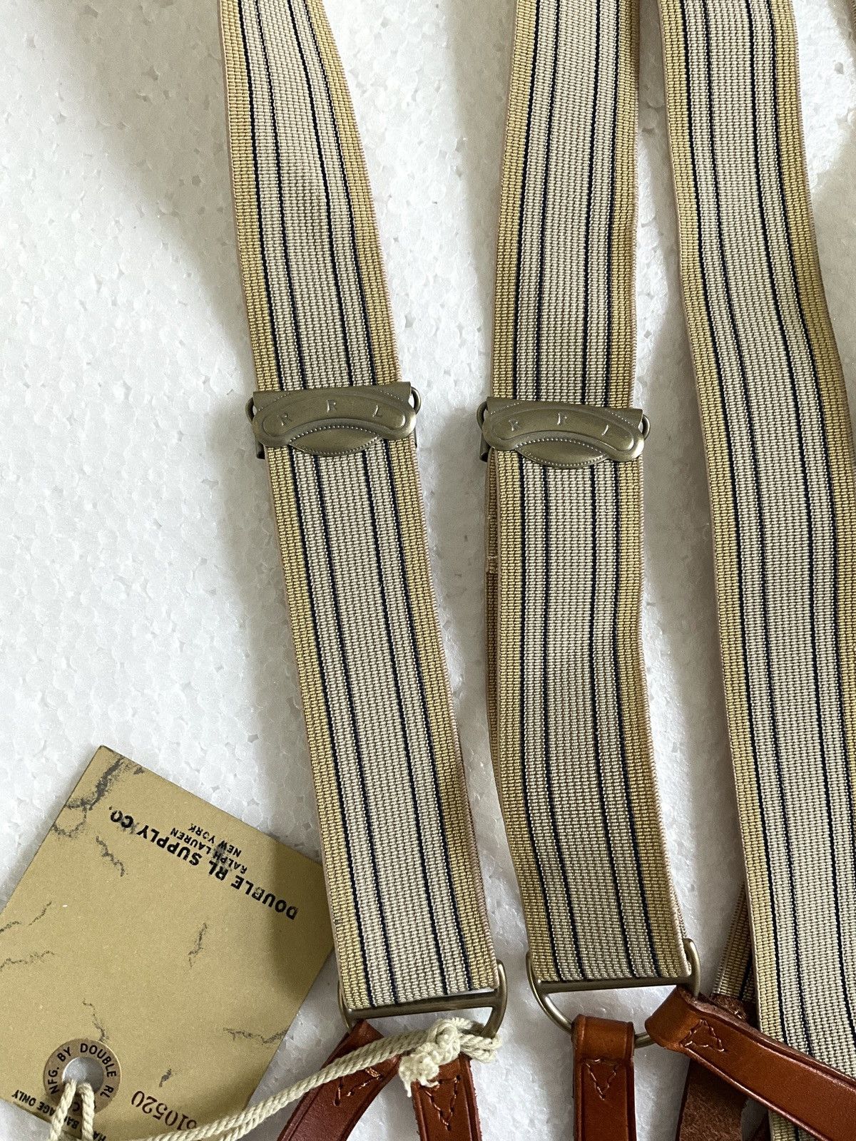 RRL Ralph Lauren RRL Double RL Warren Stretch Jaspe Braces Size ONE SIZE - 4 Thumbnail