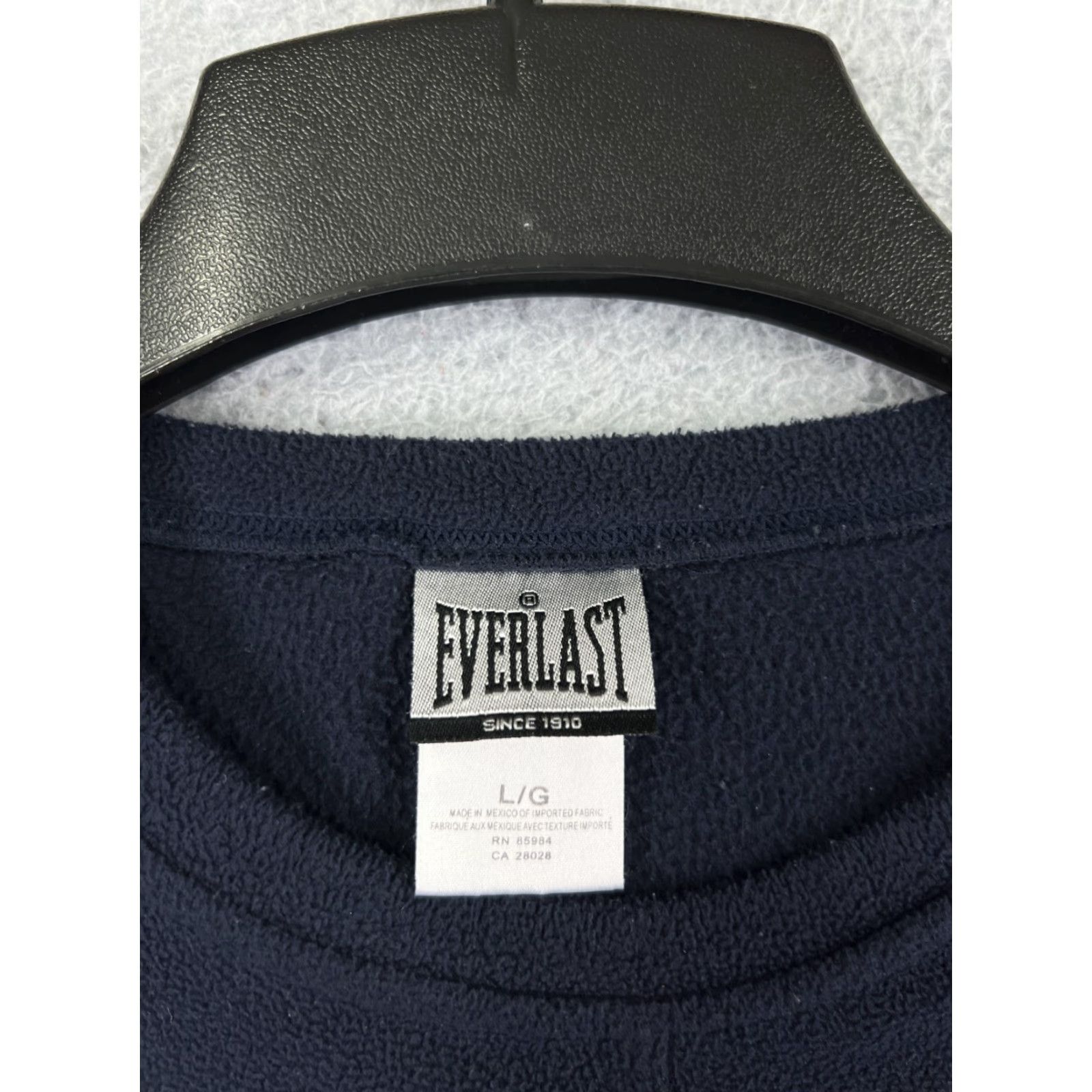 Everlast Everlast Sweater Womens Extra Large Blue Crop 100% Polyester Fleece Pullover Size XL / US 12-14 / IT 48-50 - 3 Thumbnail