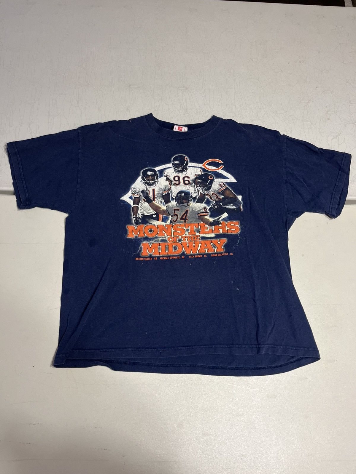 NFL Y2K Chicago bears monsters of the midway shirt Size US XL / EU 56 / 4 - 1 Thumbnail
