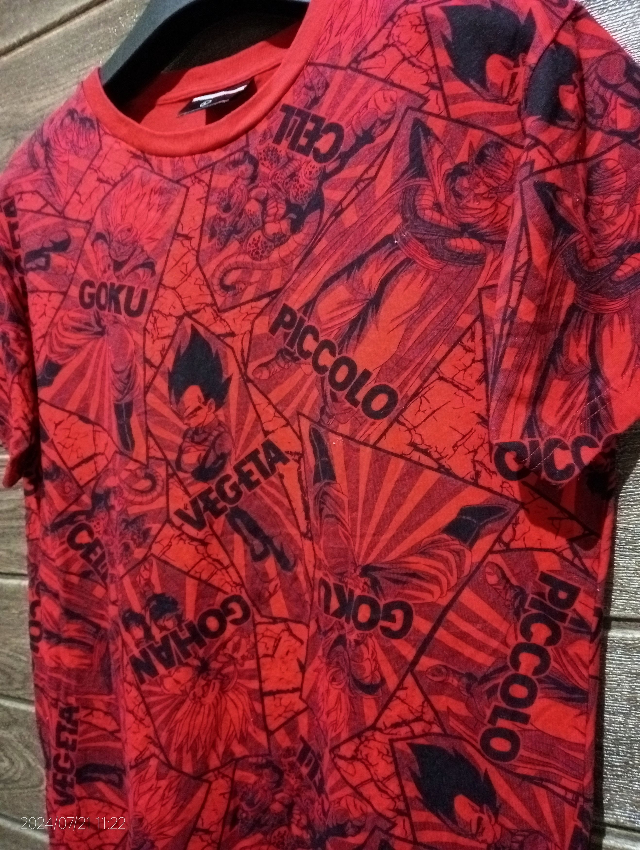 Anime Vintage Dragonball Z Character Full Printed Graphic Tee Rare Size US L / EU 52-54 / 3 - 5 Thumbnail