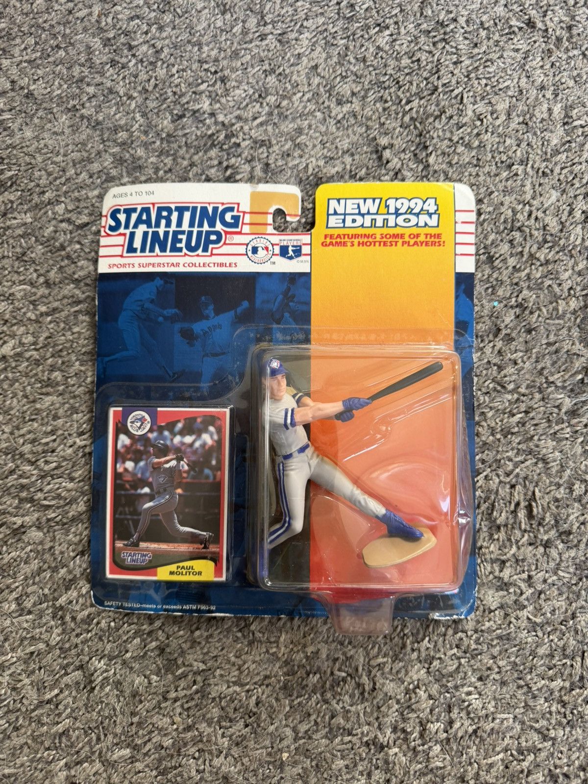 MLB 1993 Kenner Starting Lineup Paul Molitor Collectible Figure Size ONE SIZE - 1 Thumbnail