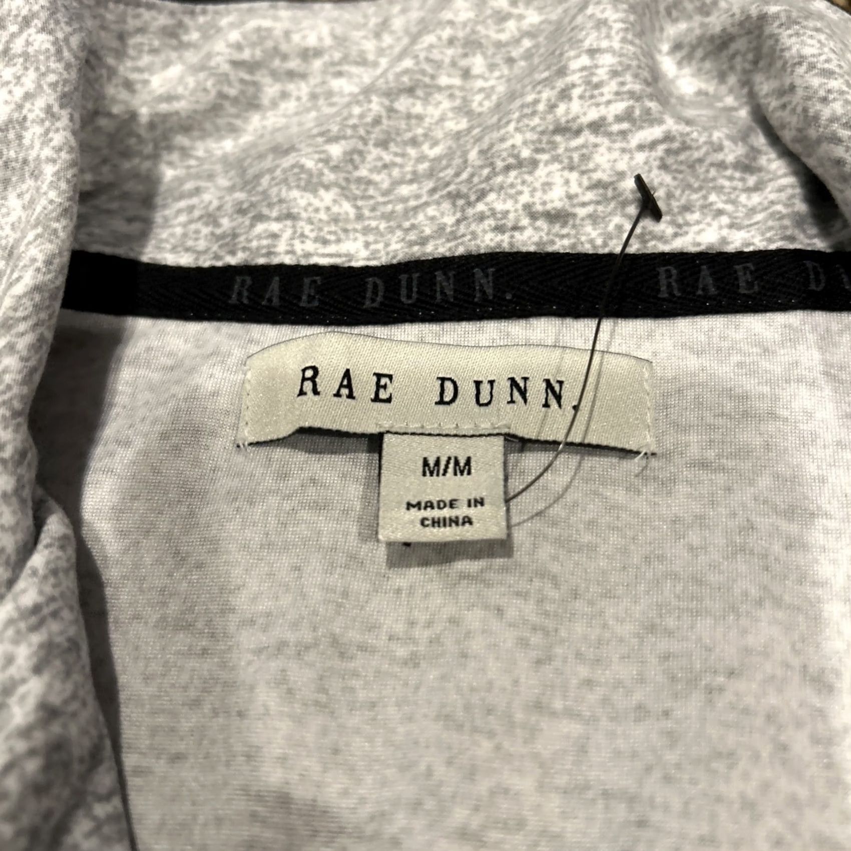 Vintage Rae Dunn Shirt Womens Sleep Shirt Long Sleeve Notch Collar Pocket Sz M Gray Size M / US 6-8 / IT 42-44 - 2 Thumbnail