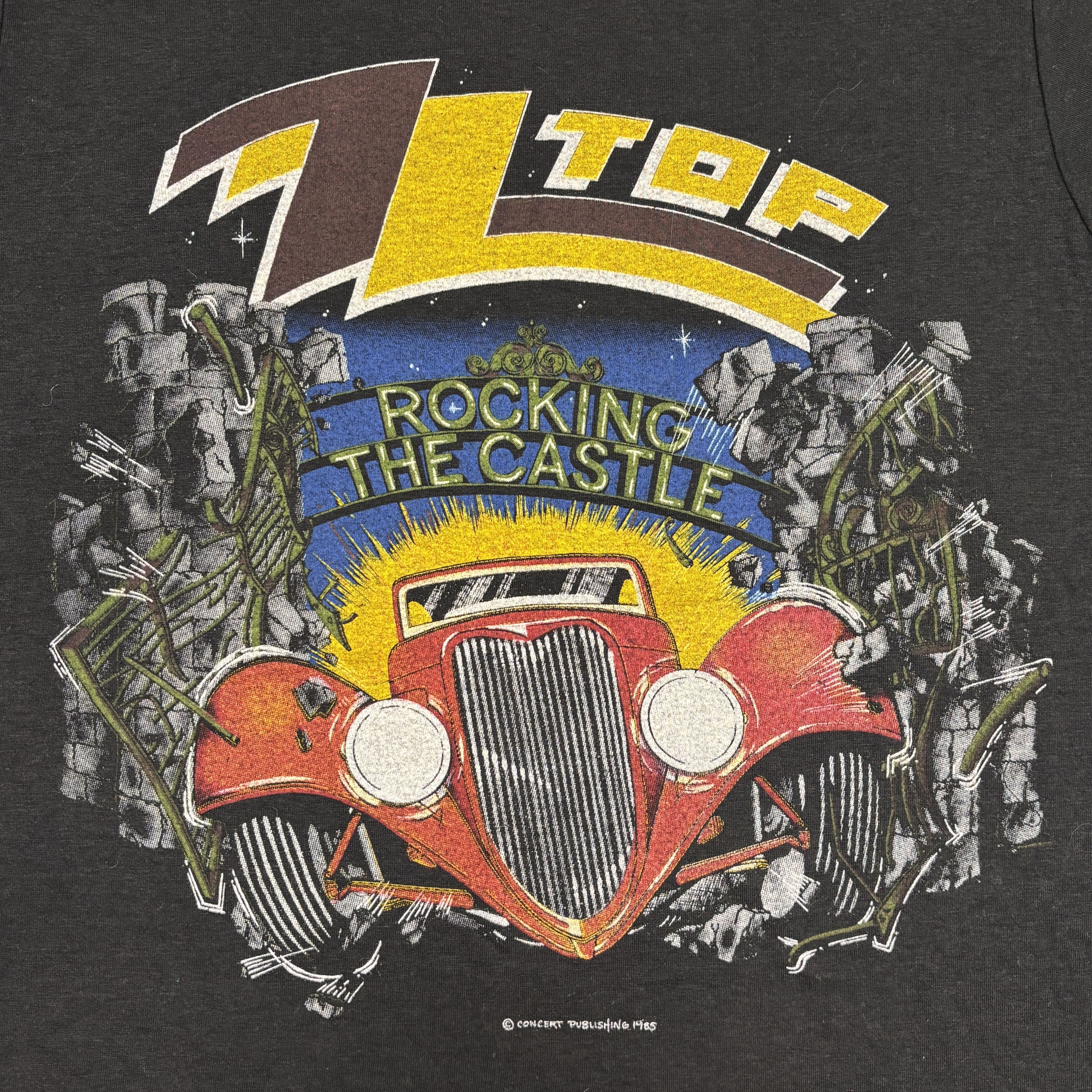 Band Tees Vintage ZZ Top Shirt 80s Band Tee Marillion Monsters of Rock Size US M / EU 48-50 / 2 - 4 Thumbnail