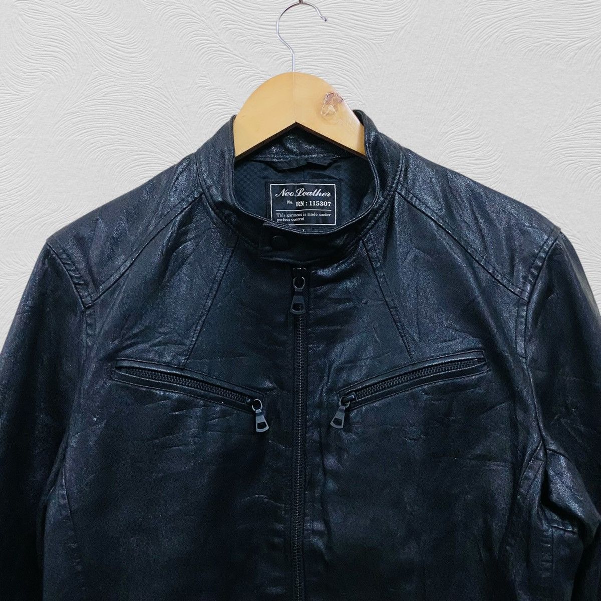 If Six Was Nine Neo leather by uniqlo jacket biker if six was 9 style Size US L / EU 52-54 / 3 - 3 Thumbnail