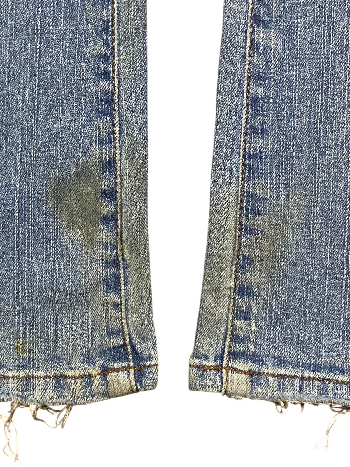 If Six Was Nine Vintage Japanese Brand Natural Garage Grunge Flare Jeans Size US 27 - 14 Thumbnail
