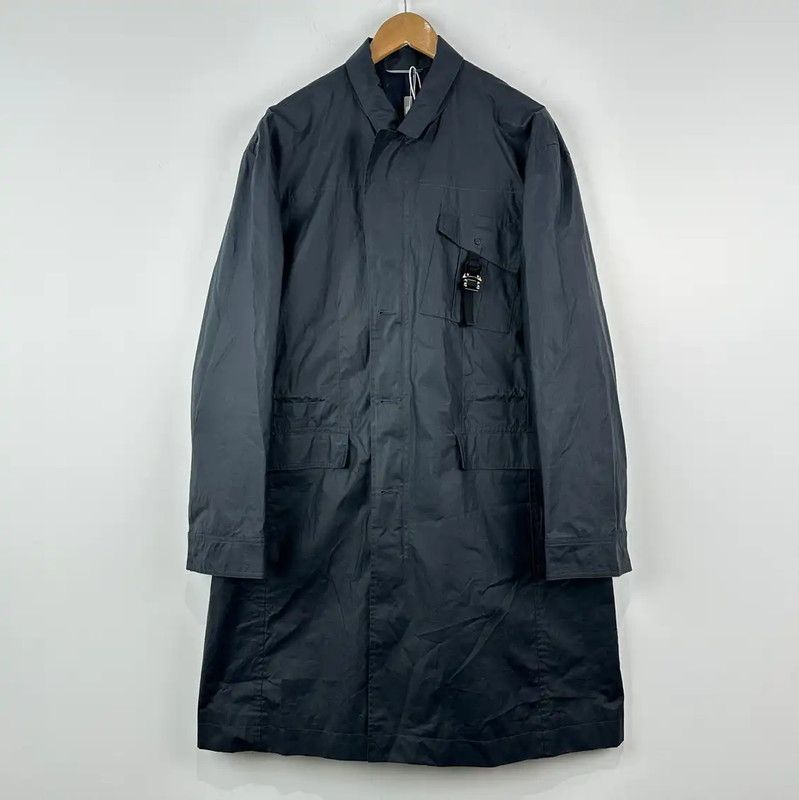 Dior Dior Navy Long Cotton Coat for Men 0089 Size US XL / EU 56 / 4 - 1 Thumbnail