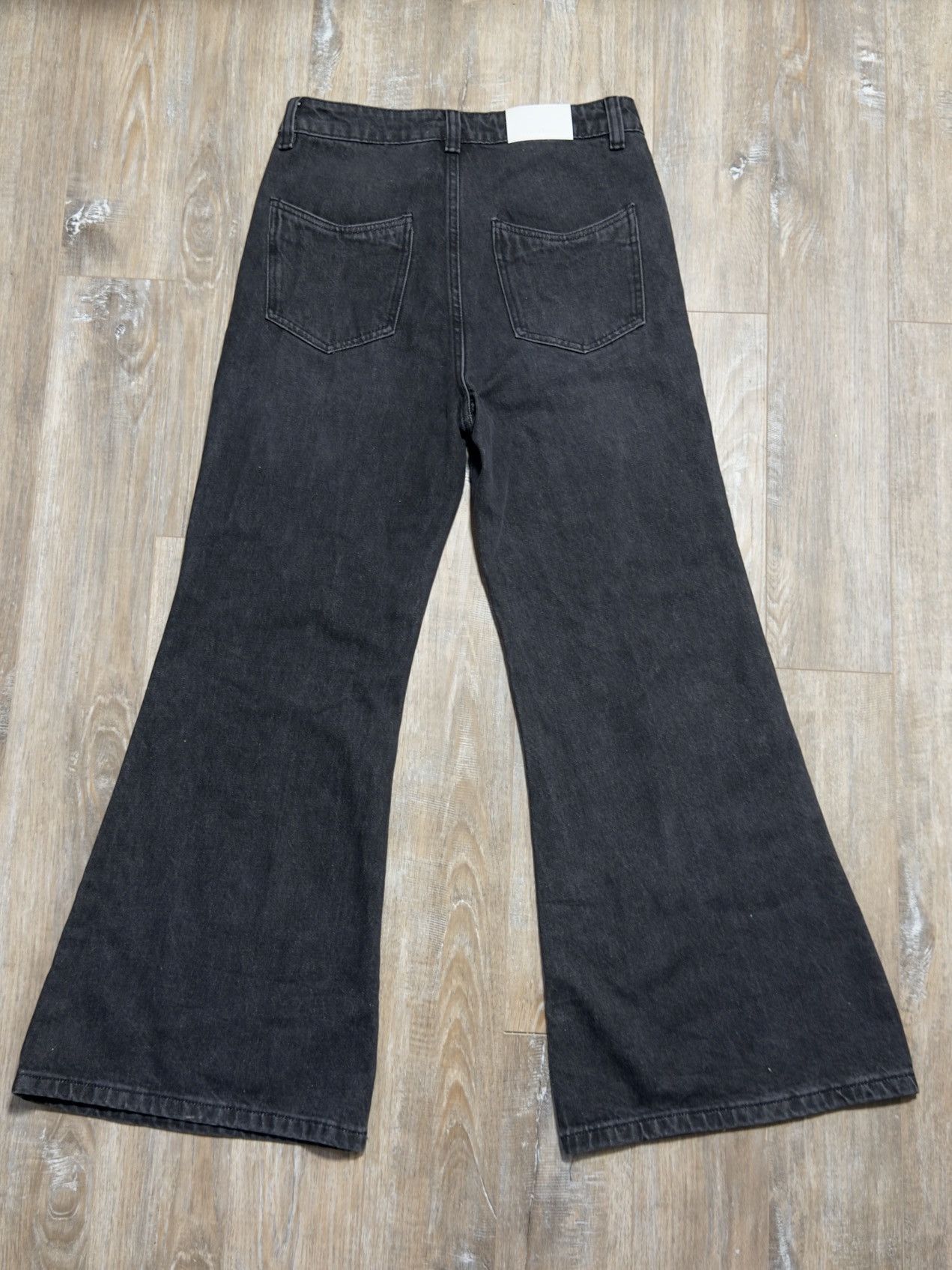 Other Modrnflair Cole Ivy Wide Leg Flair Black Denim Jeans 30x30 Size US 30 / EU 46 - 2 Thumbnail