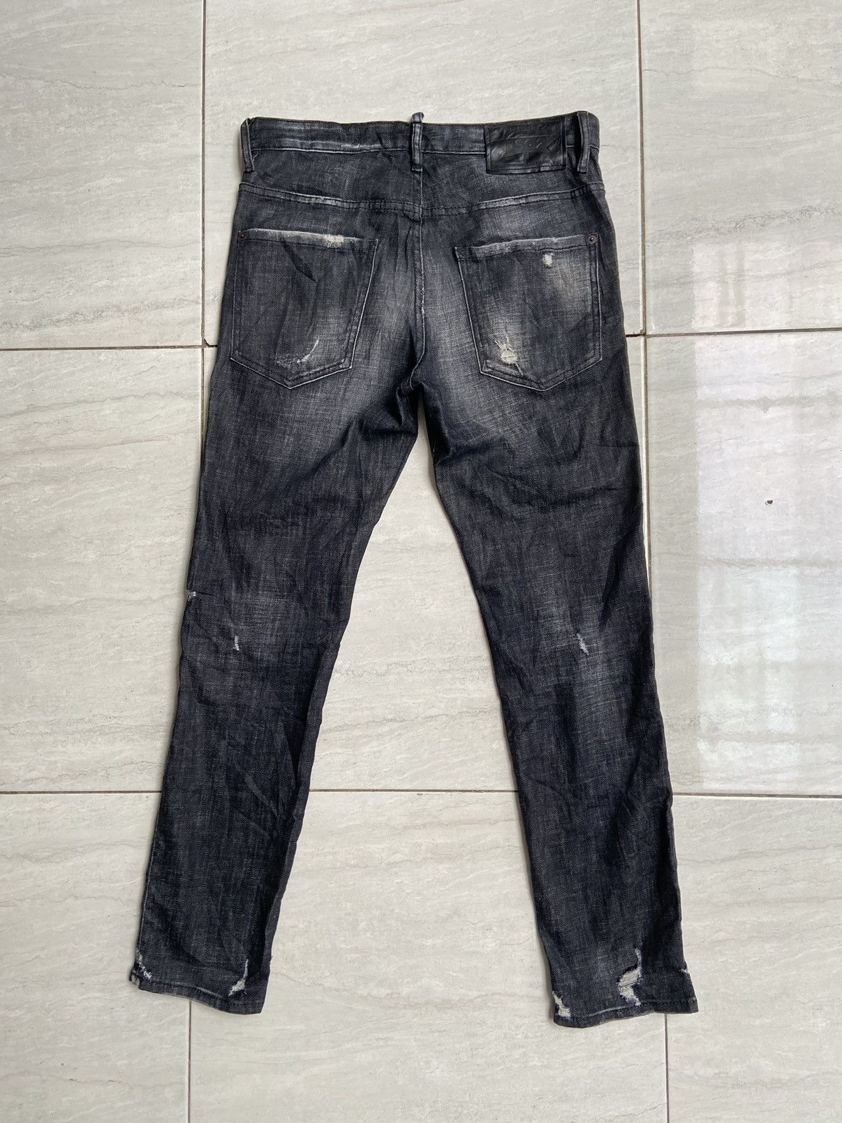 Dsquared2 DSQUARED2 Black Denim Pants Size US 30 / EU 46 - 5 Thumbnail