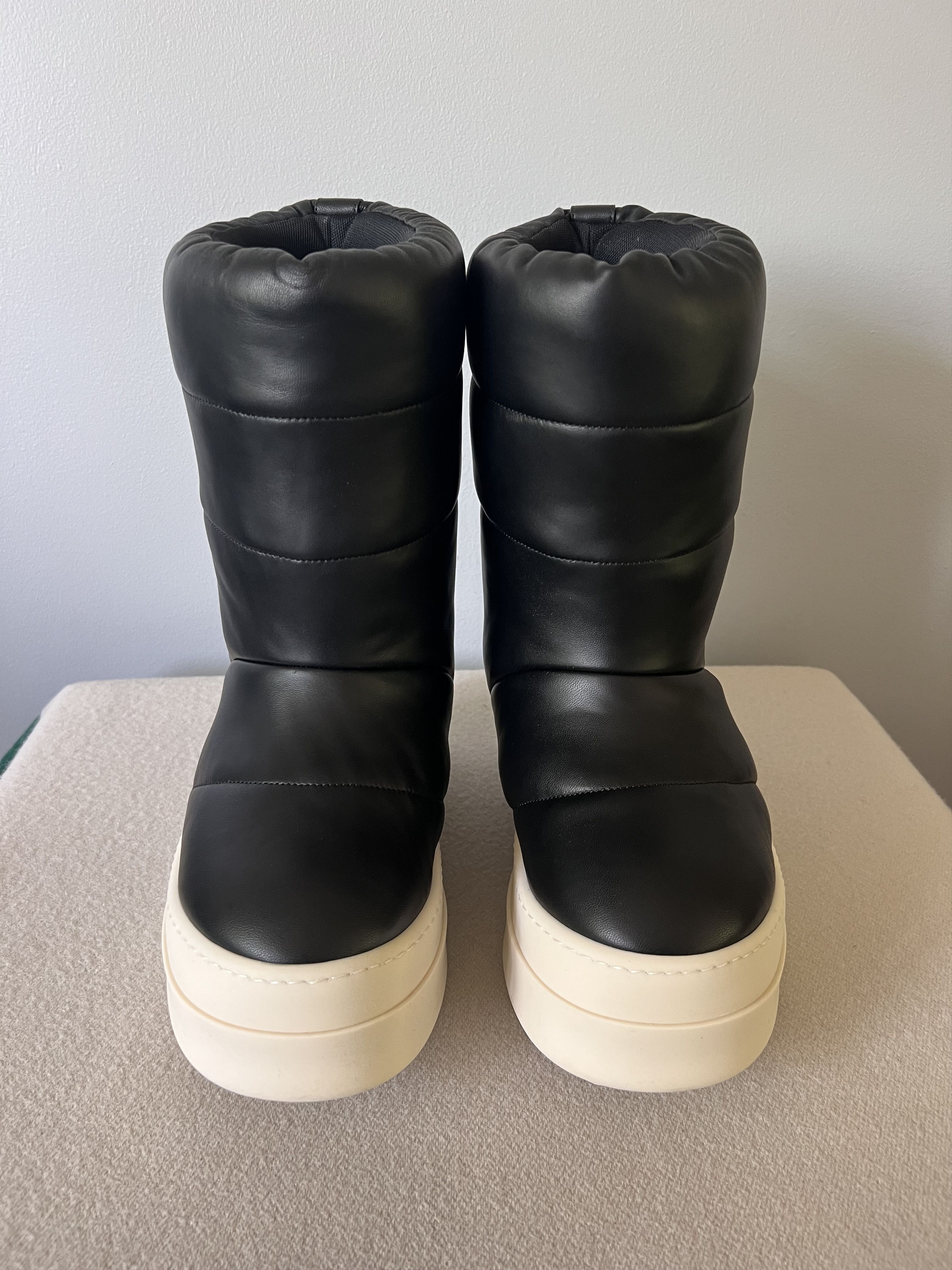 Rick Owens Rick Owens Mega Bumper Lunar Boots in Black Leather Size US 7 / EU 40 - 4 Thumbnail