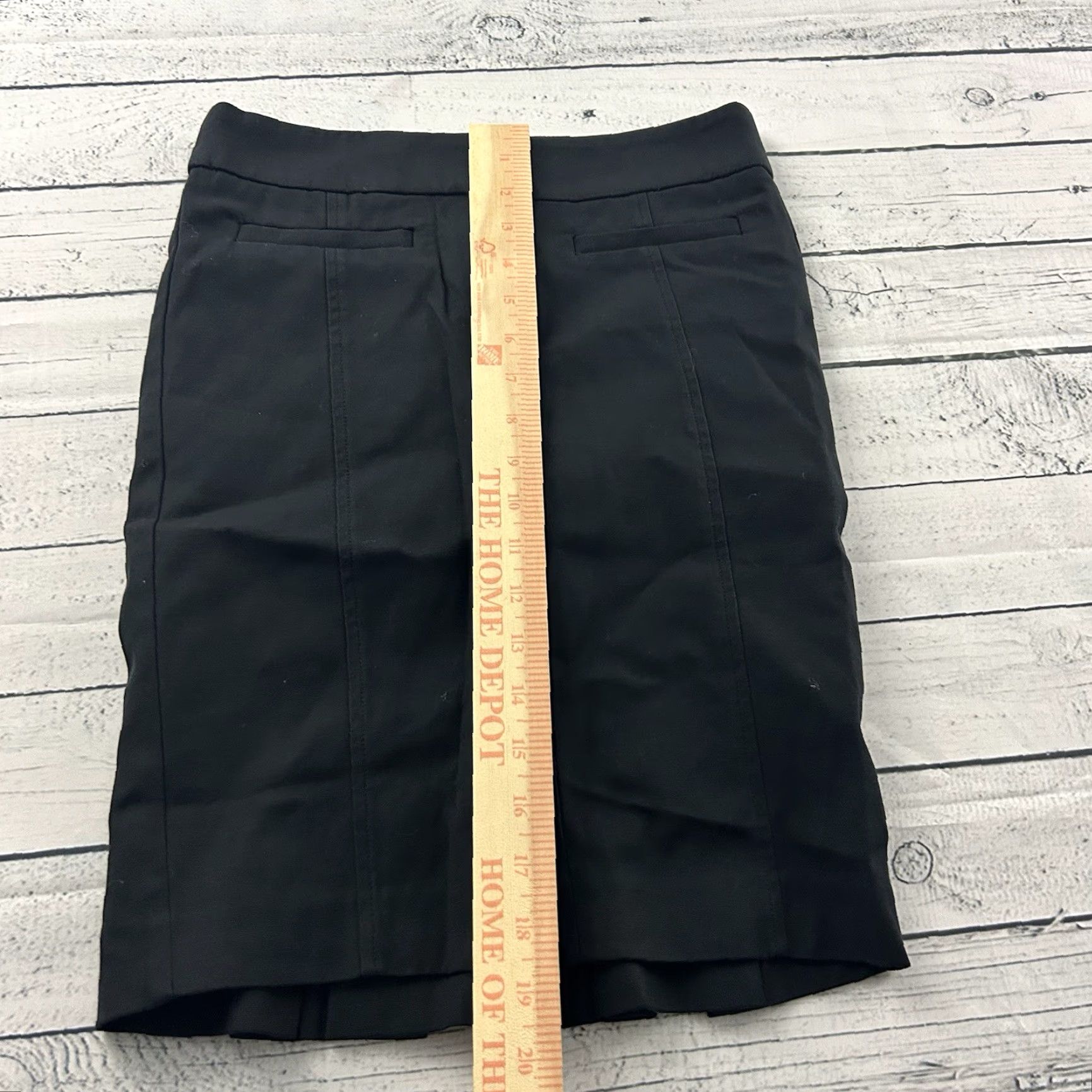 Bebe Bebe Women's Skirt 2 Black Pencil Size 26" / US 2 / IT 38 - 2 Thumbnail