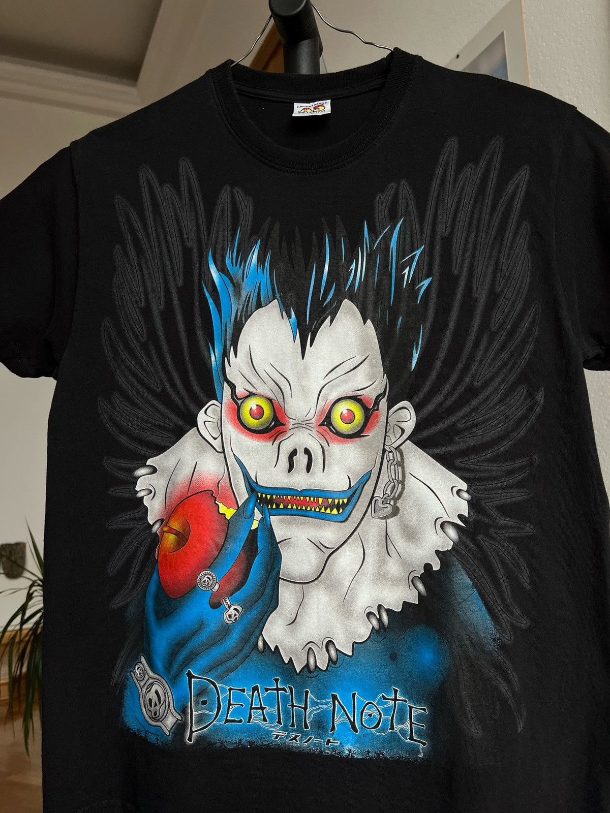 Japanese Brand × Vintage Death Note Full Print Ryuk and Yagami Raito Anime T Shirt Size US S / EU 44-46 / 1 - 3 Thumbnail