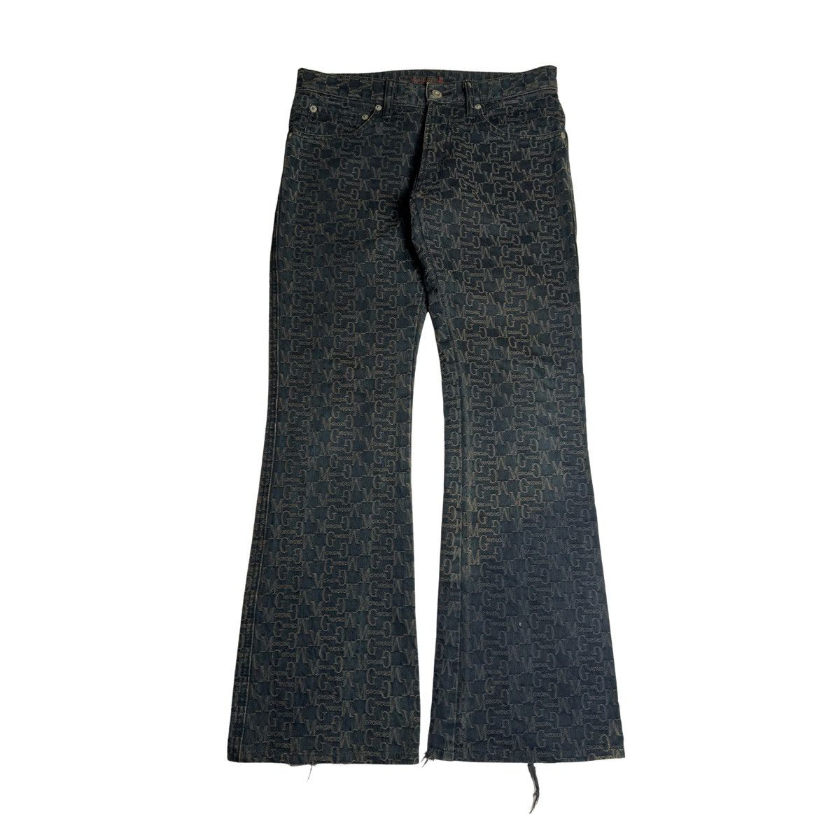 Morgan Homme Morgan Homme Tokyo Japan - All Over Monogram Bootcut Size US 31 - 1 Thumbnail