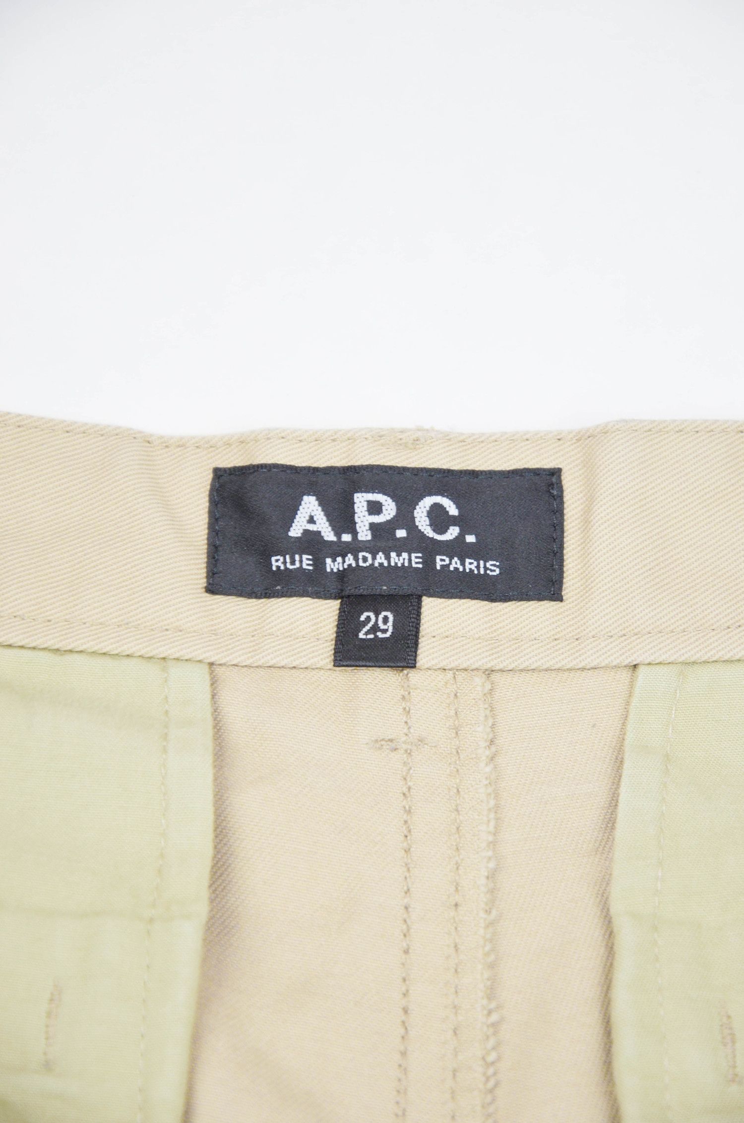 A.P.C. A.P.C. Minimal Beige Chino Pants – Cropped Fit – Size 29 Size US 29 - 7 Thumbnail