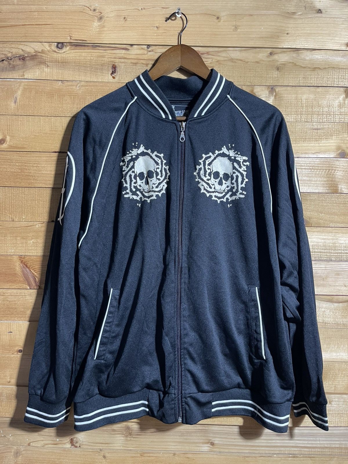 Japanese Brand Japanese brand skulls sweater zipper Size US XL / EU 56 / 4 - 2 Thumbnail