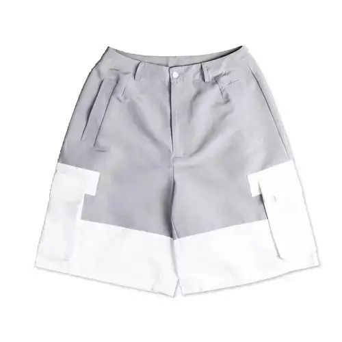 Jean 20SS Indigo Union Japan White Oversized Patchwork Shorts Size US 31 - 1 Thumbnail