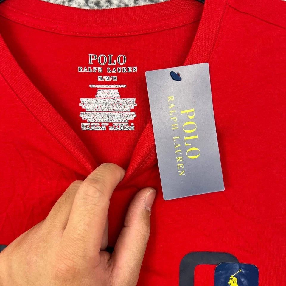 Polo Ralph Lauren Polo Ralph Lauren Shirt Men Short Sleeve Crew Neck Cotton M Size US M / EU 48-50 / 2 - 3 Thumbnail
