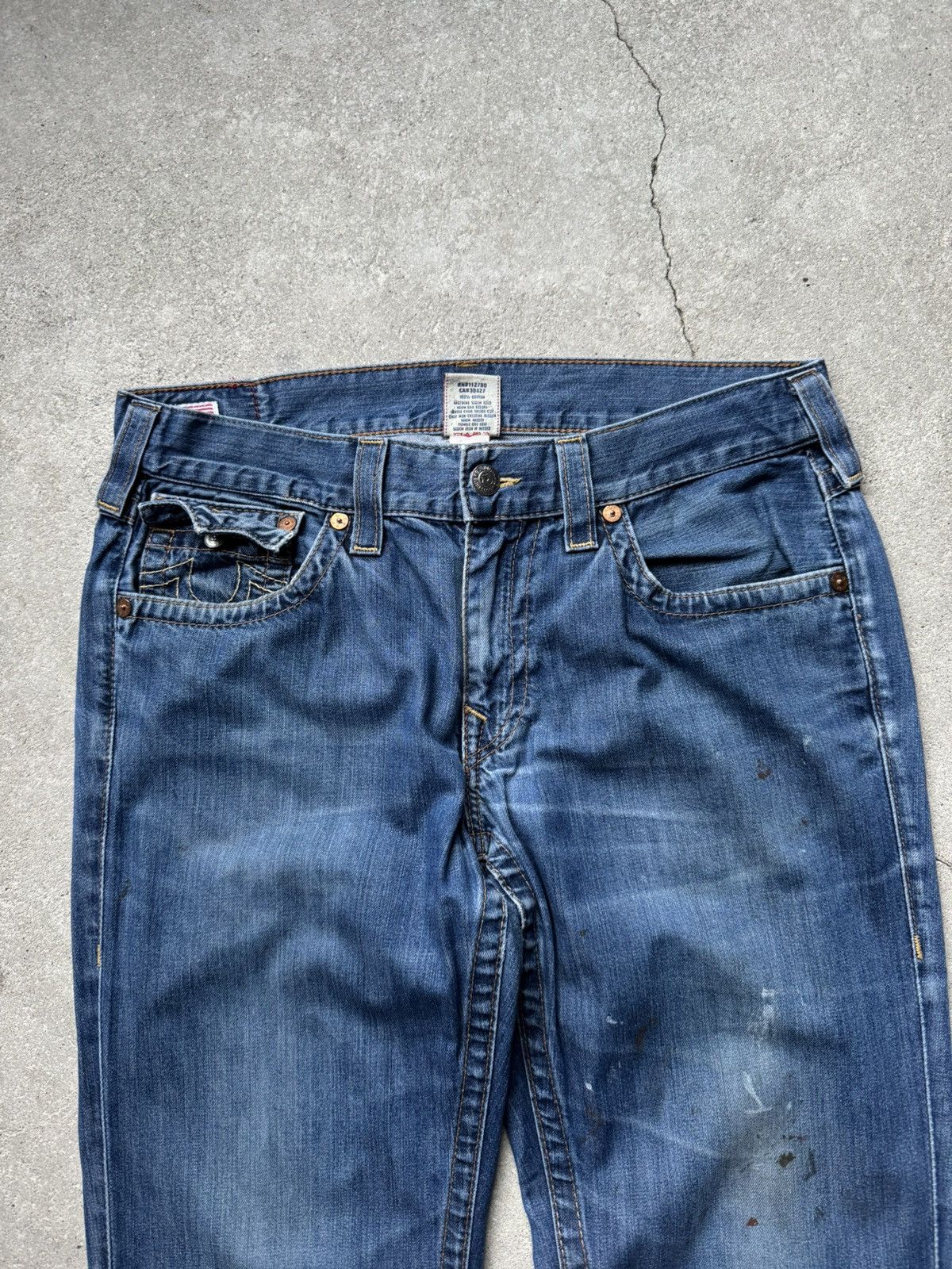 True Religion Vintage True Religion Denim Jeans Baggy Size US 34 / EU 50 - 7 Thumbnail
