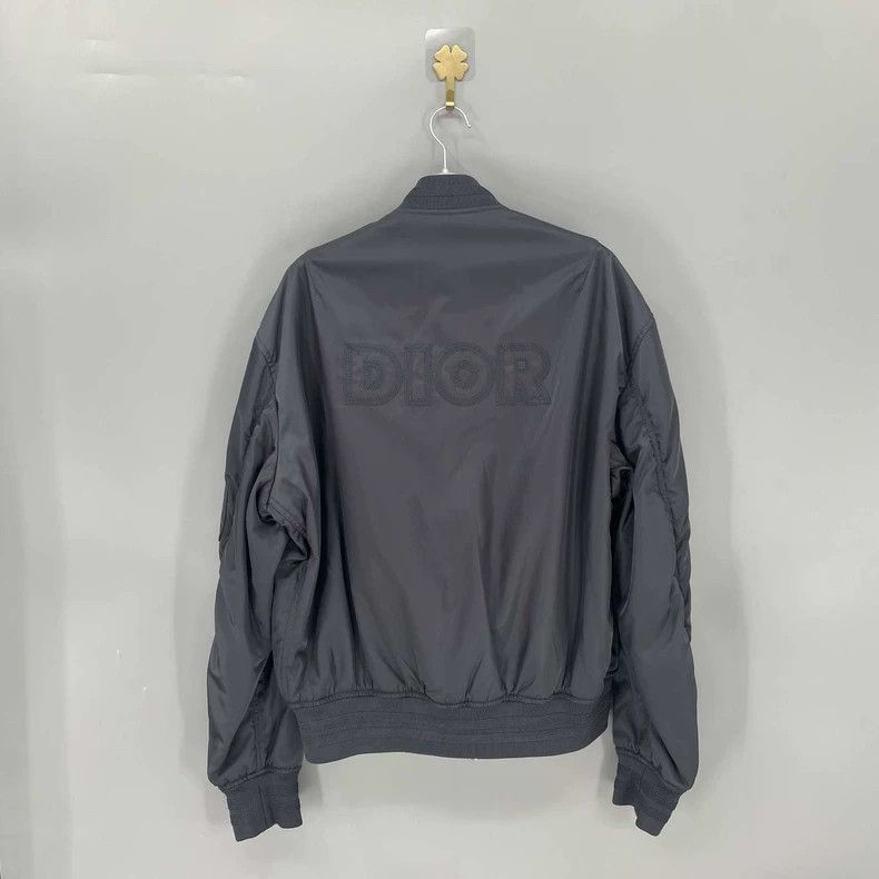 Dior Dior Embroidery on the back, saddle pocket, bomber jacket 2 Size US M / EU 48-50 / 2 - 2 Thumbnail