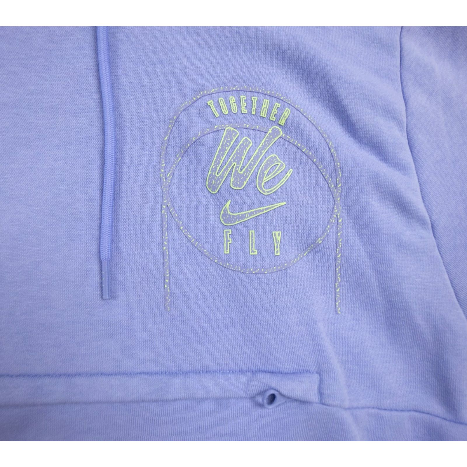 Nike Nike Women's Hoodie Sweatshirt XS Purple Oversized Pullover Knit Logo | Regular Fit | Activewear/Casual - 2010s? (ignore decade unless known) Size XS / US 0-2 / IT 36-38 - 3 Thumbnail