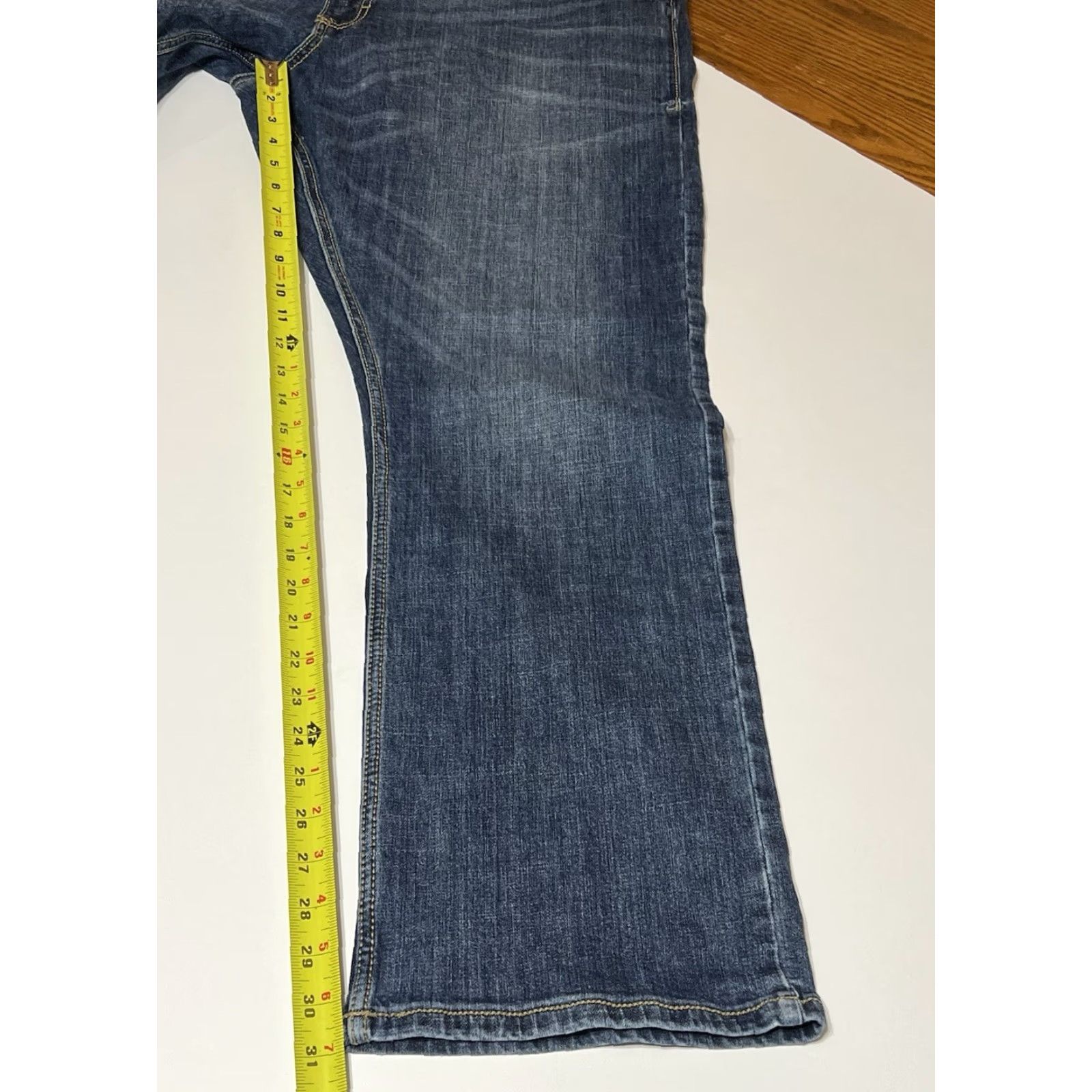Wrangler WRANGLER Retro Slim Boot Jeans Mens 44x32 44x31 Blue Western Cowboy High Rise Denim Bootcut Slimming Pockets Logo Regular Size Type Jeans Mens Blue Size US 44 / EU 60 - 5 Thumbnail
