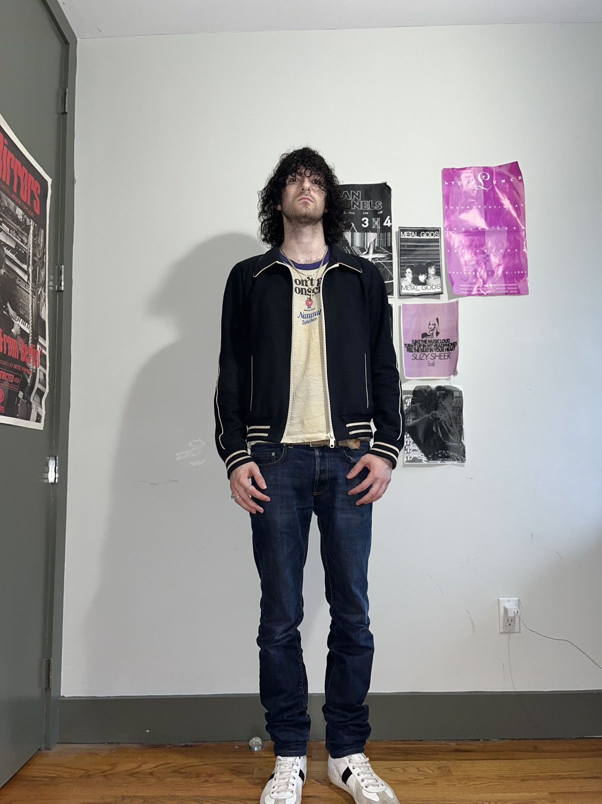 Dior × Hedi Slimane AW05 'In The Morning' Wool Varsity Jacket Size US M / EU 48-50 / 2 - 12 Thumbnail