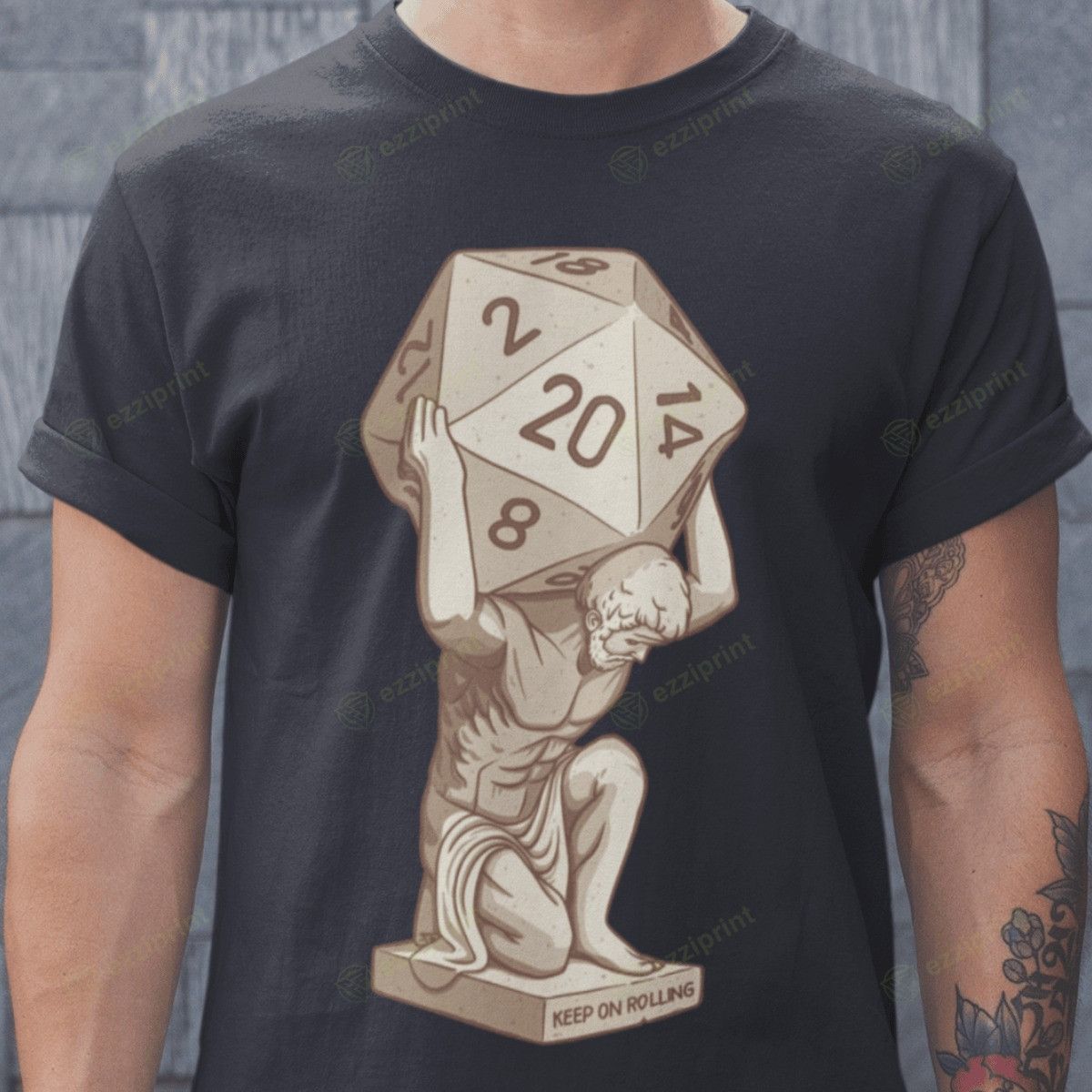 The Unbranded Brand KEEP ON ROLLING DND T-SHIRT Size M / US 6-8 / IT 42-44 - 1 Thumbnail