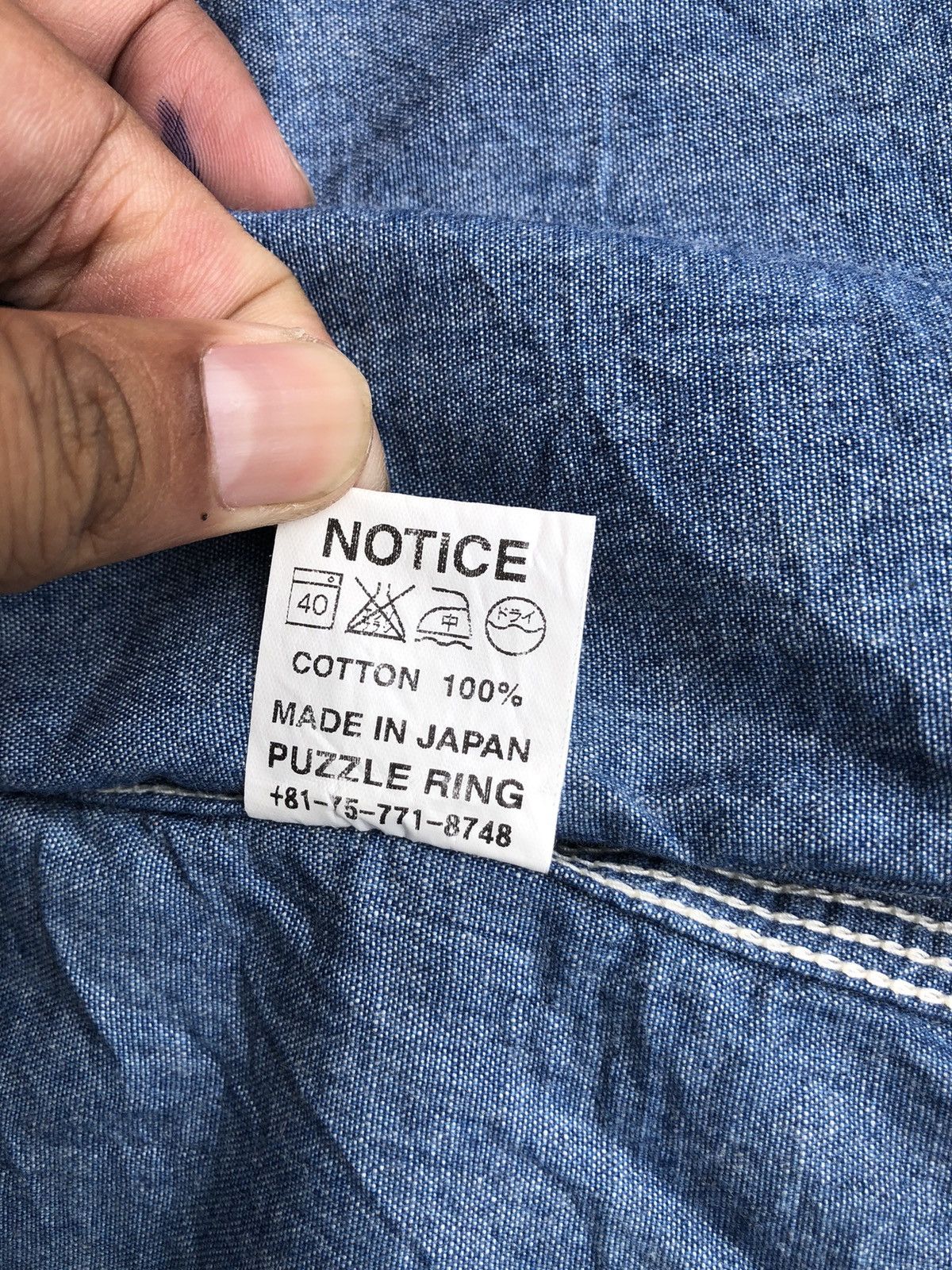 Sassafras Japanese Sassafras Diggin Shirt Denim Size US M / EU 48-50 / 2 - 23 Thumbnail