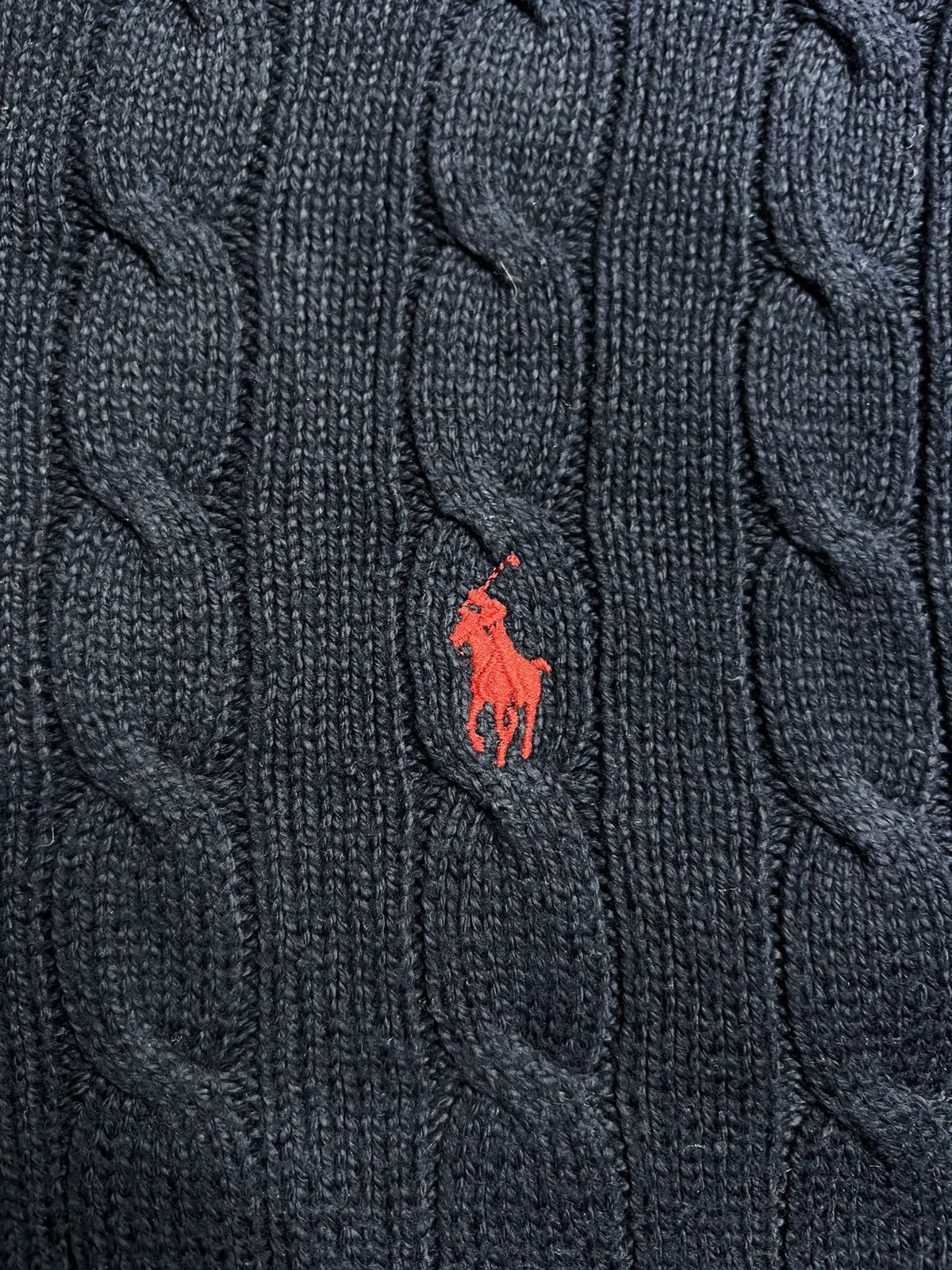 Polo Ralph Lauren Classic Cable Sweater Polo Blue Size US XXL / EU 58 / 5 - 3 Thumbnail