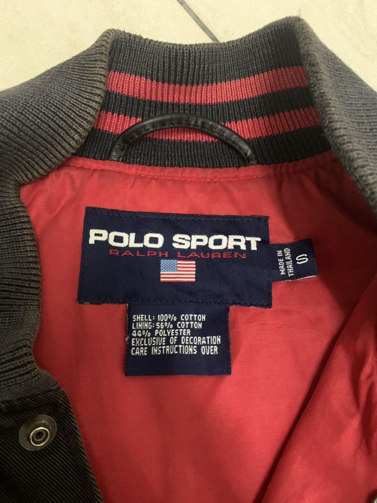 Polo Ralph Lauren Vintage Polo Sport Tiger Head Varsity Jacket 1990’s Size US S / EU 44-46 / 1 - 9 Thumbnail