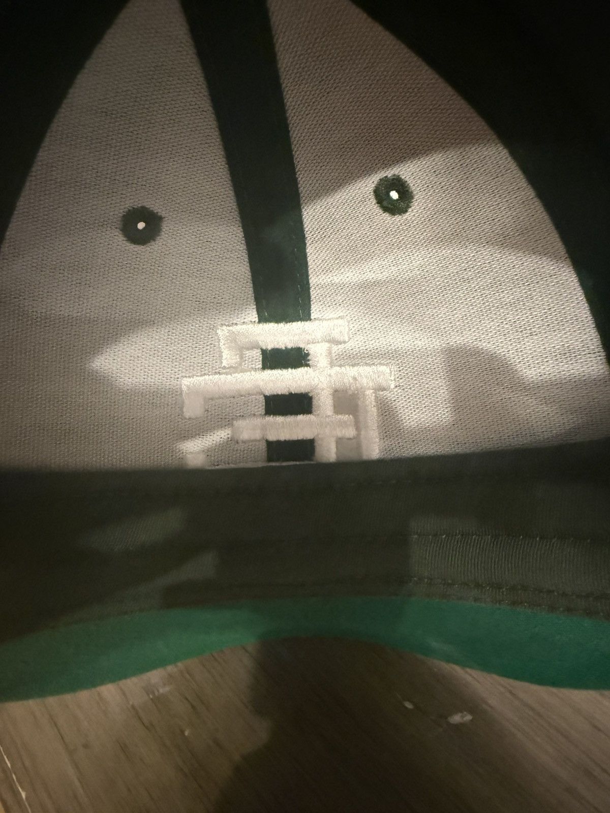 Eric Emanuel Eric Emanuel Green Snapback Hat Size ONE SIZE - 5 Thumbnail
