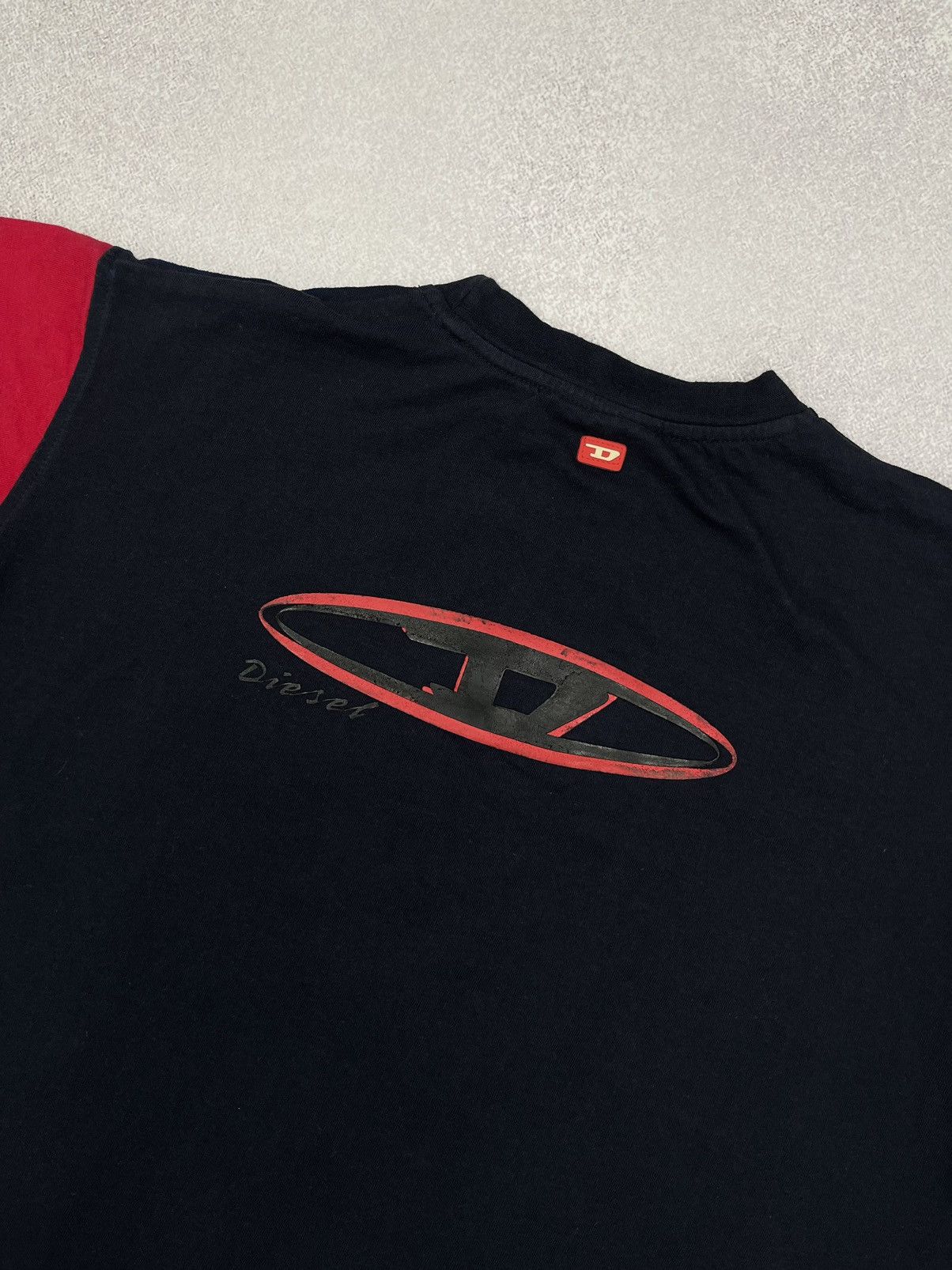 Diesel Vintage Diesel T Shirt Navy Double Logo Y2K Size S Size US S / EU 44-46 / 1 - 7 Thumbnail