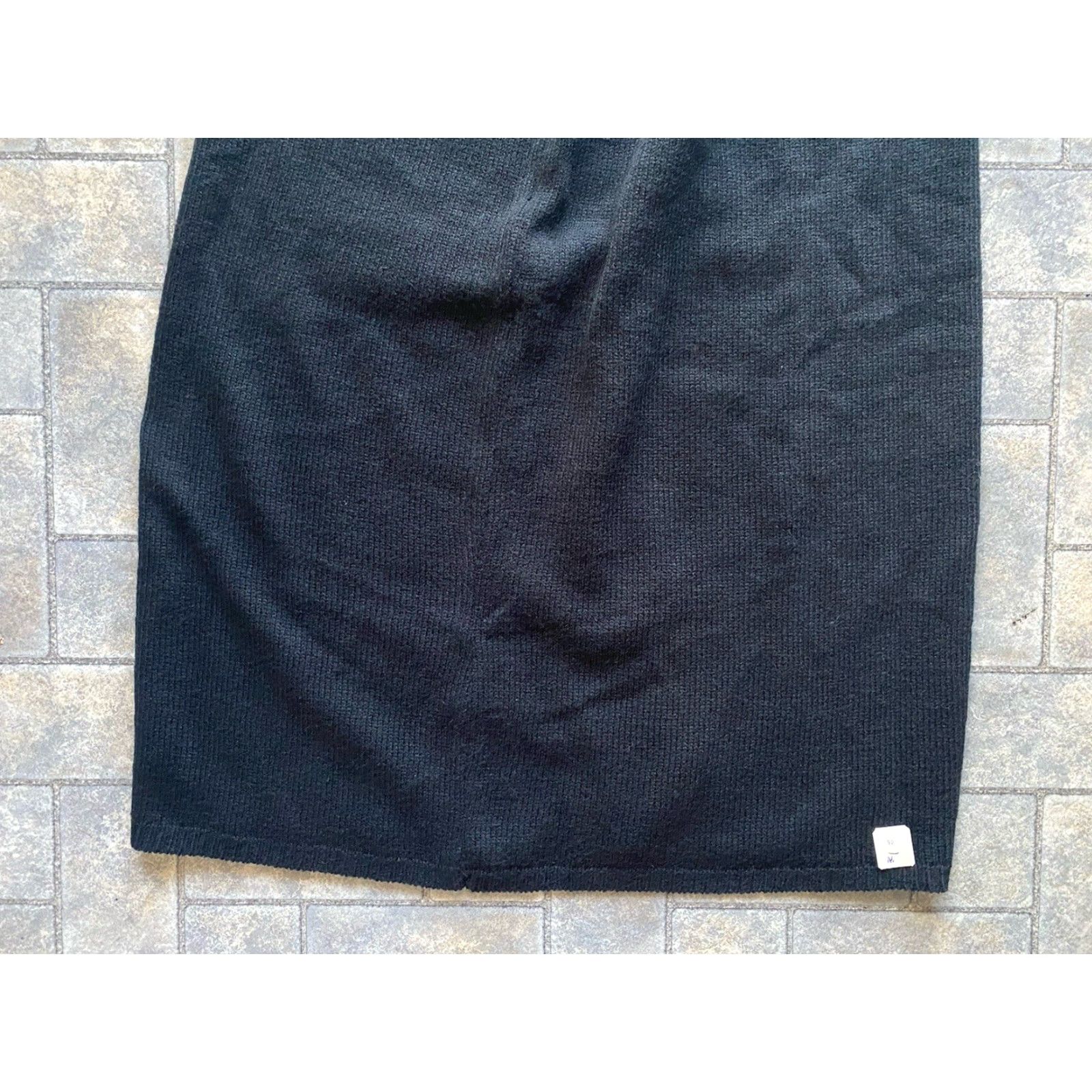 Vintage VINTAGE Kate Collins Skirt Womens Medium Black Mid Length Stretch Made In USA NWT Size 32" / US 10 / IT 46 - 3 Thumbnail