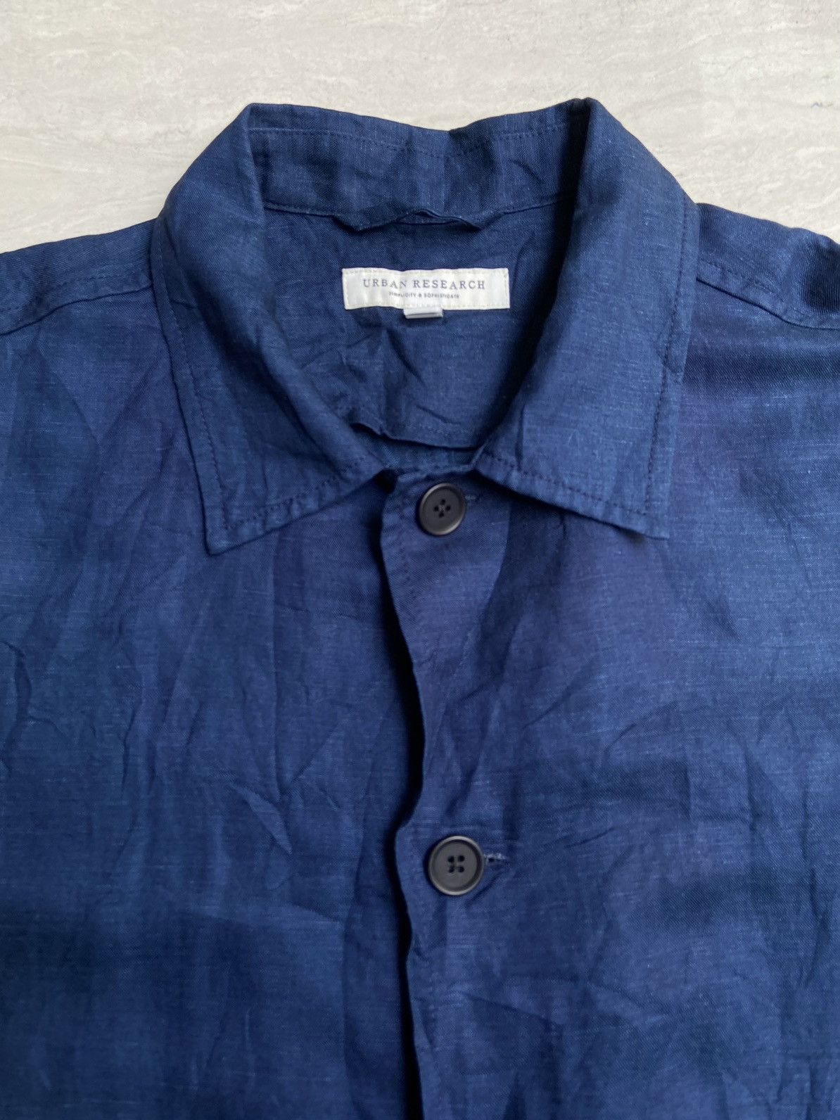 Designer × Japanese Brand × URBAN RESEARCH DOORS URBAN RESEARCH Blue Shirt Size US L / EU 52-54 / 3 - 4 Thumbnail